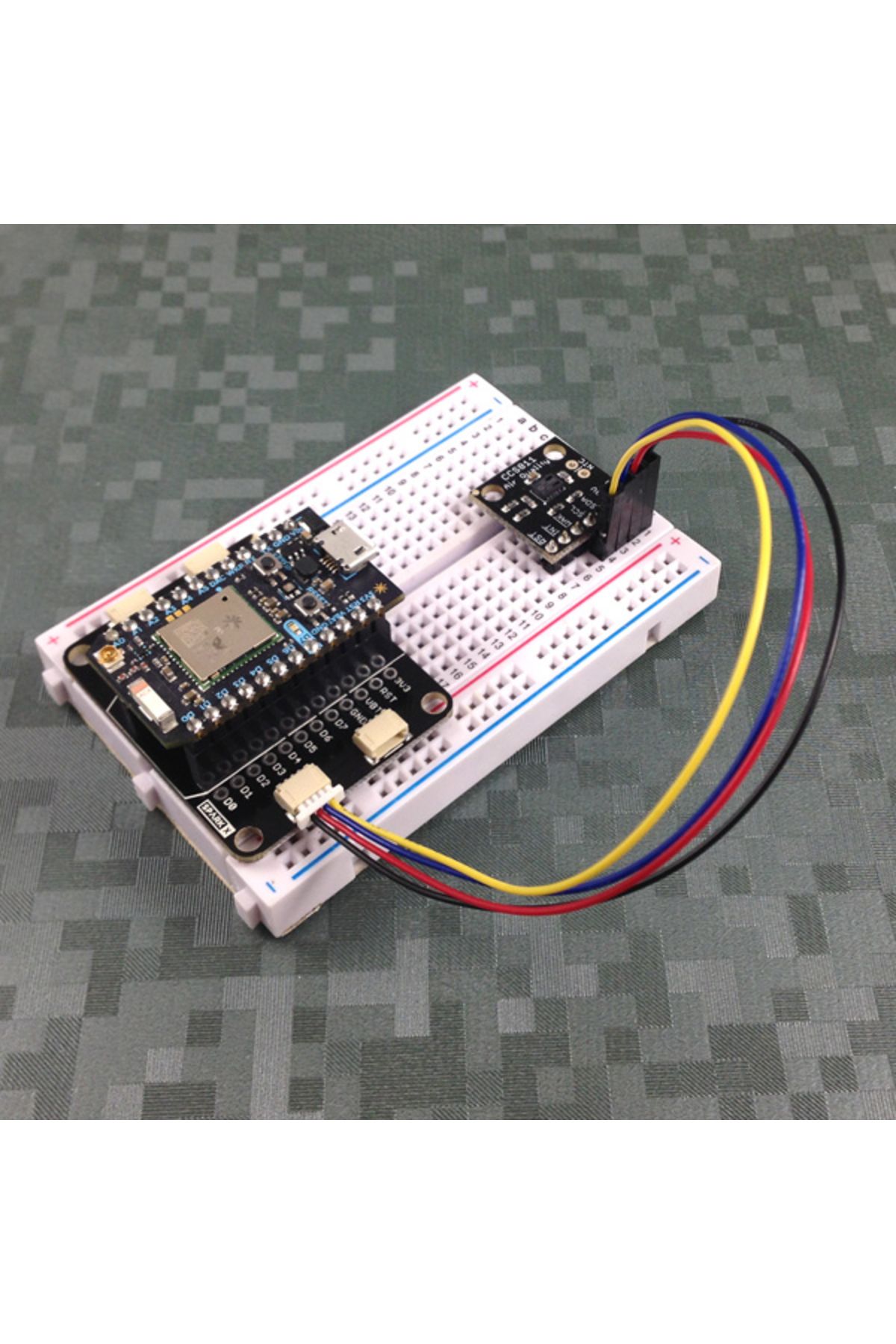 Sparkfun-Retracted Qwiic Cable - Breadboard 6
