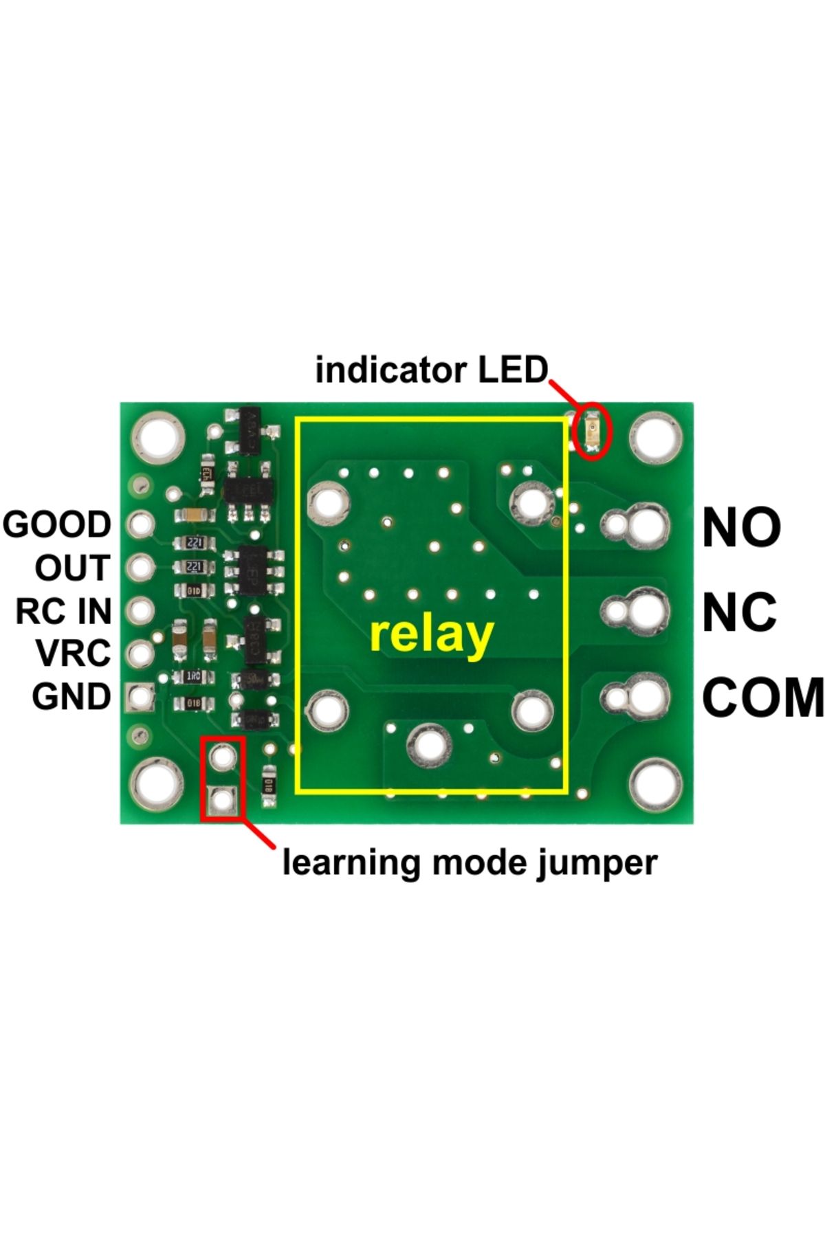 Pololu-RC switch with relay - assembled 6