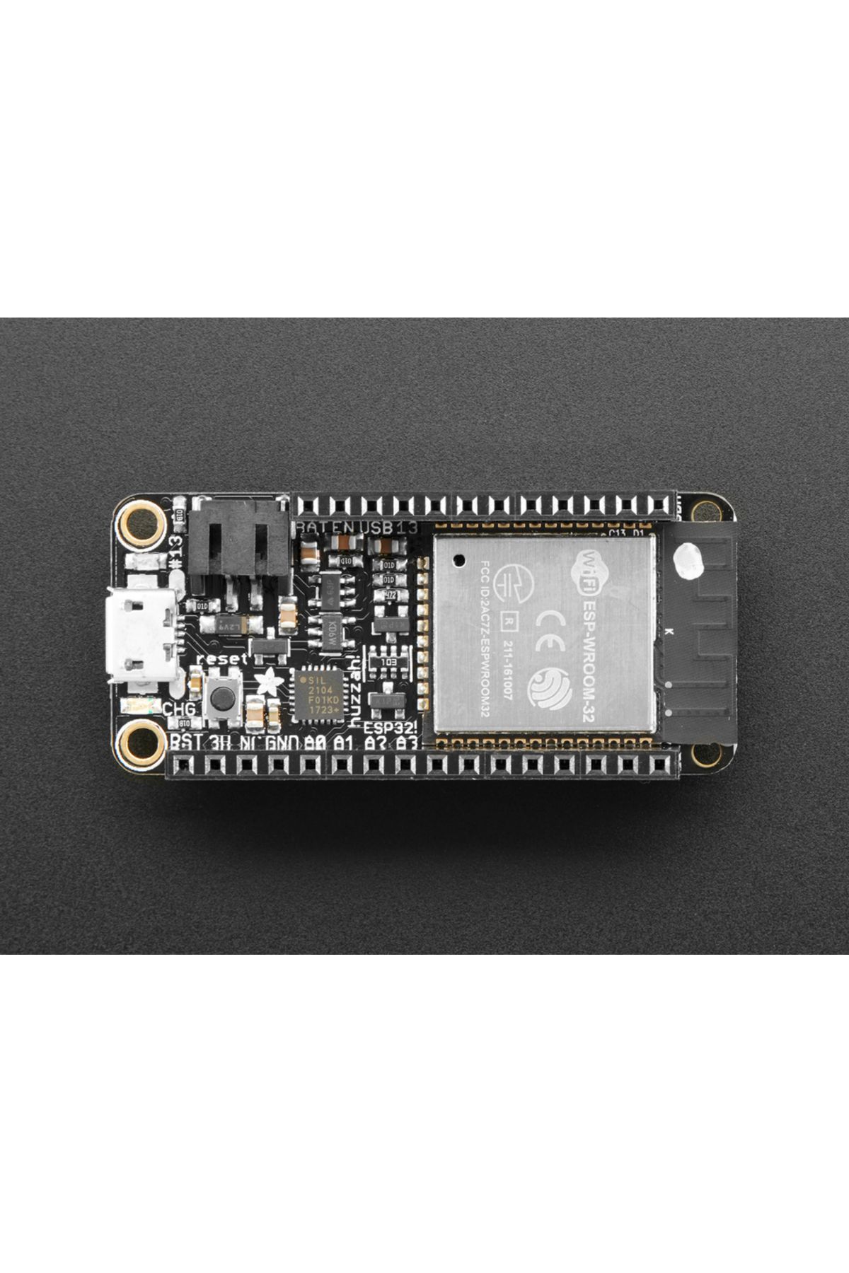 ROBOFUN-Adafruit HUZZAH32 – Assembled Feather ESP32 Board - with Stacking Connectors 2