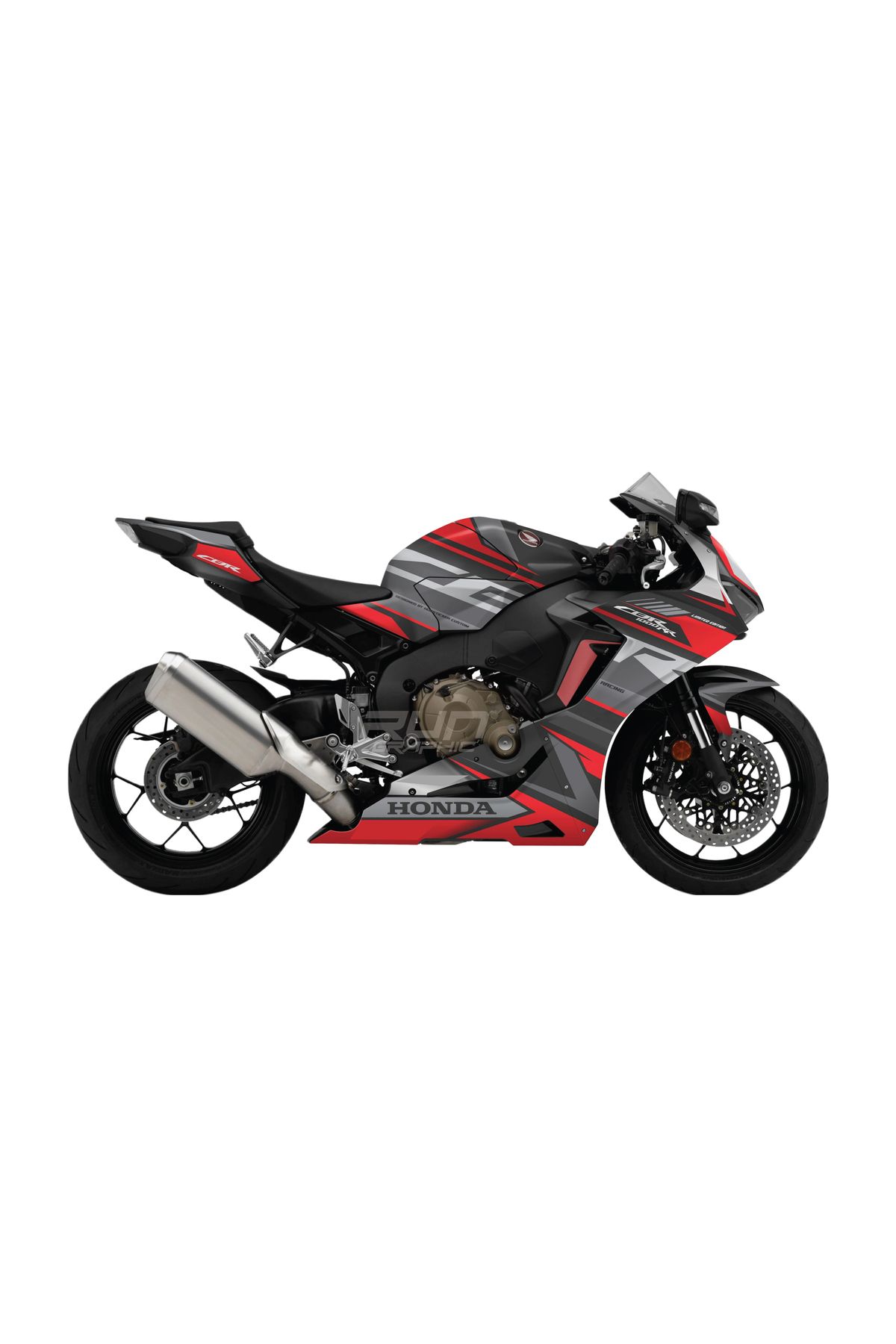 Run Grafik Shop HONDA 1000 RR 20217-2019 LEVEL KAPLAMA GRAFİK SET KİT Uyumlu
