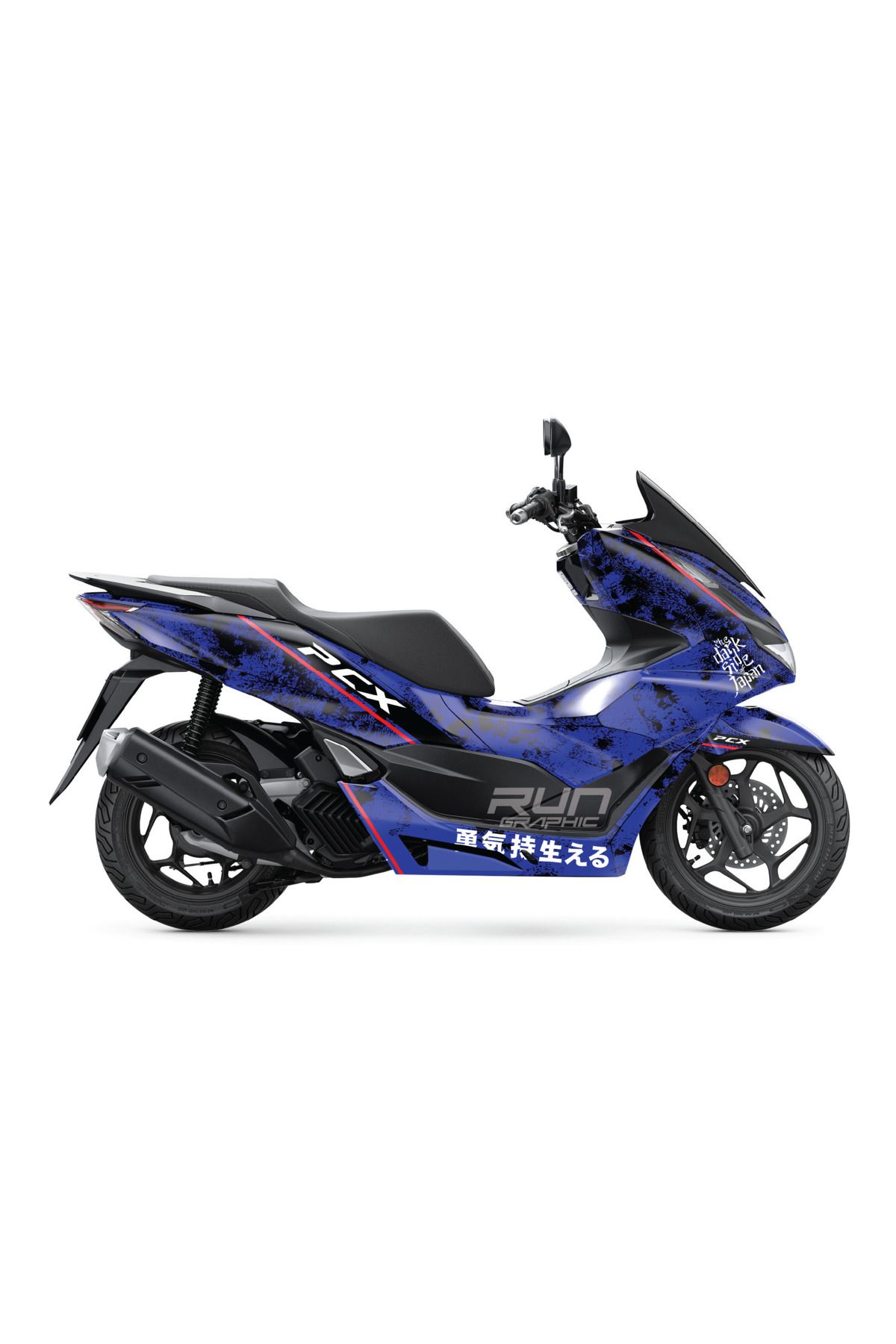Run Grafik Shop HONDA PCX 2021-2024 MİXED KAPLAMA GRAFİK SETİ KİT