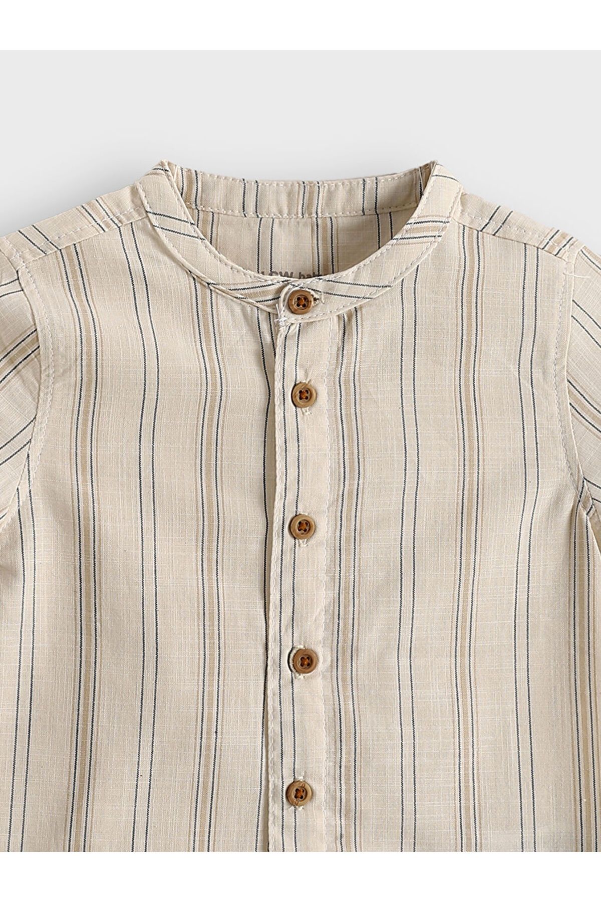 LC Waikiki-Striped Baby Boy Shirt and Shorts 2-Piece 8