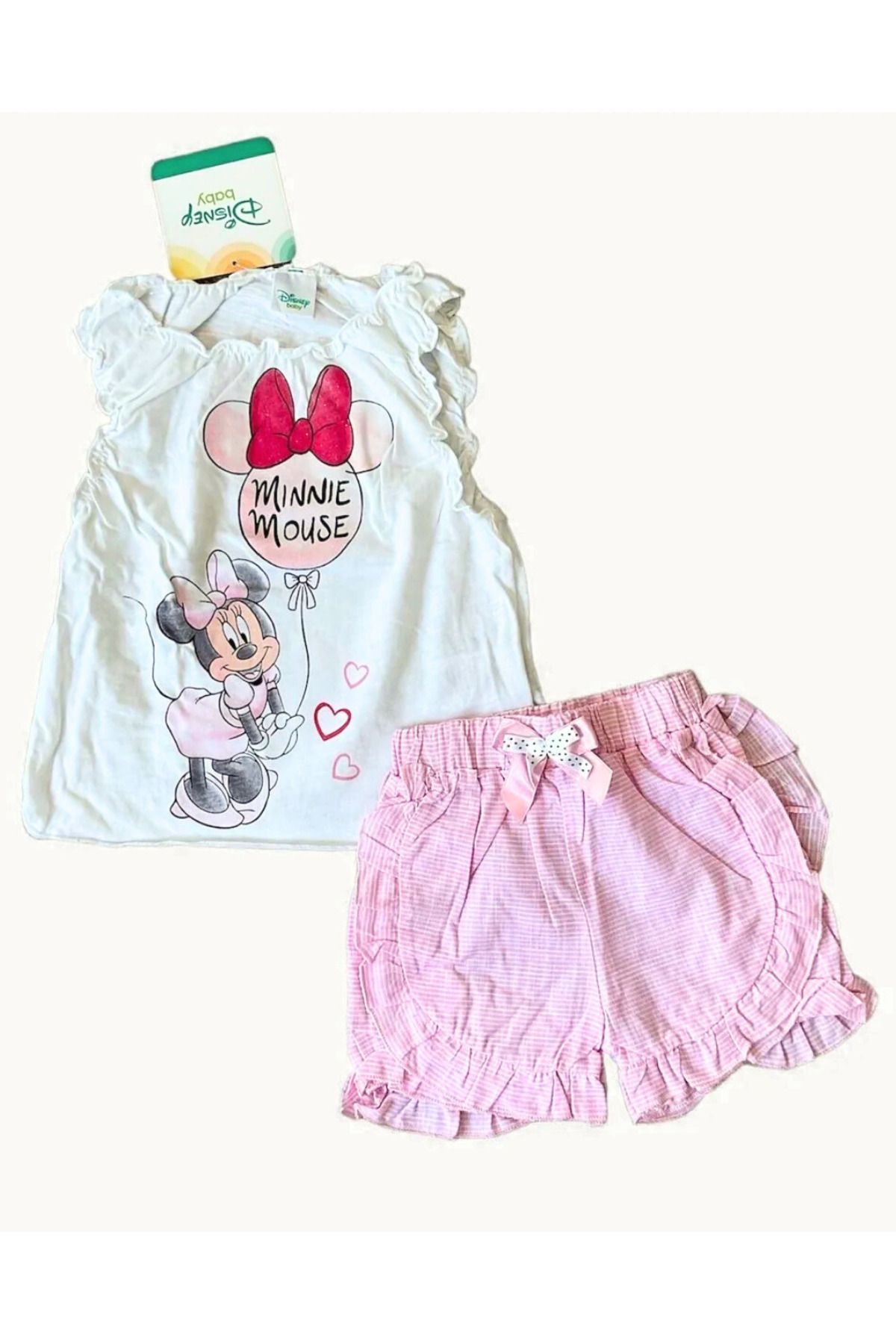 Organza Butik Disney Bebek Minnie Mouse Takım 2'li
