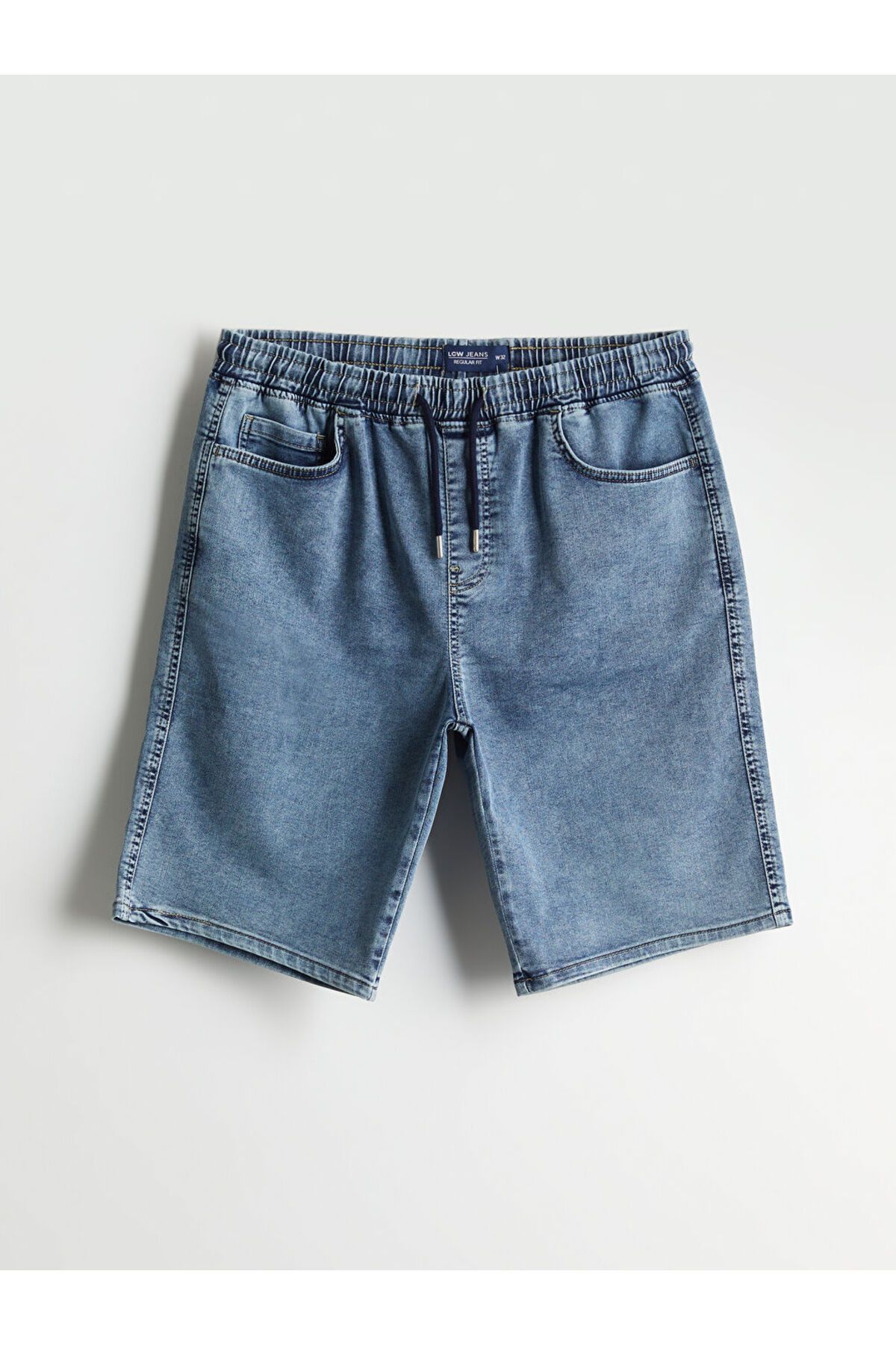 LC Waikiki-Ανδρικό τζιν σορτς Standard Fit 5