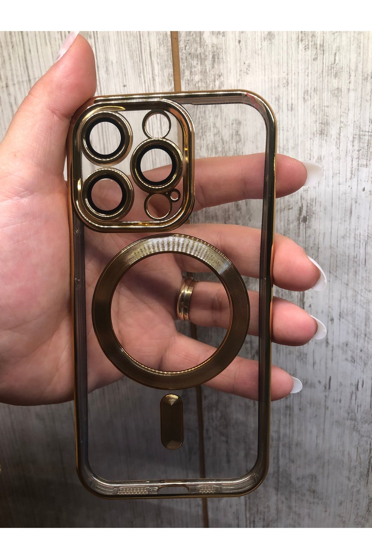 BENLIKA İphone 14 Pro Kamera ve Lens Korumalı Telefon kılıfı