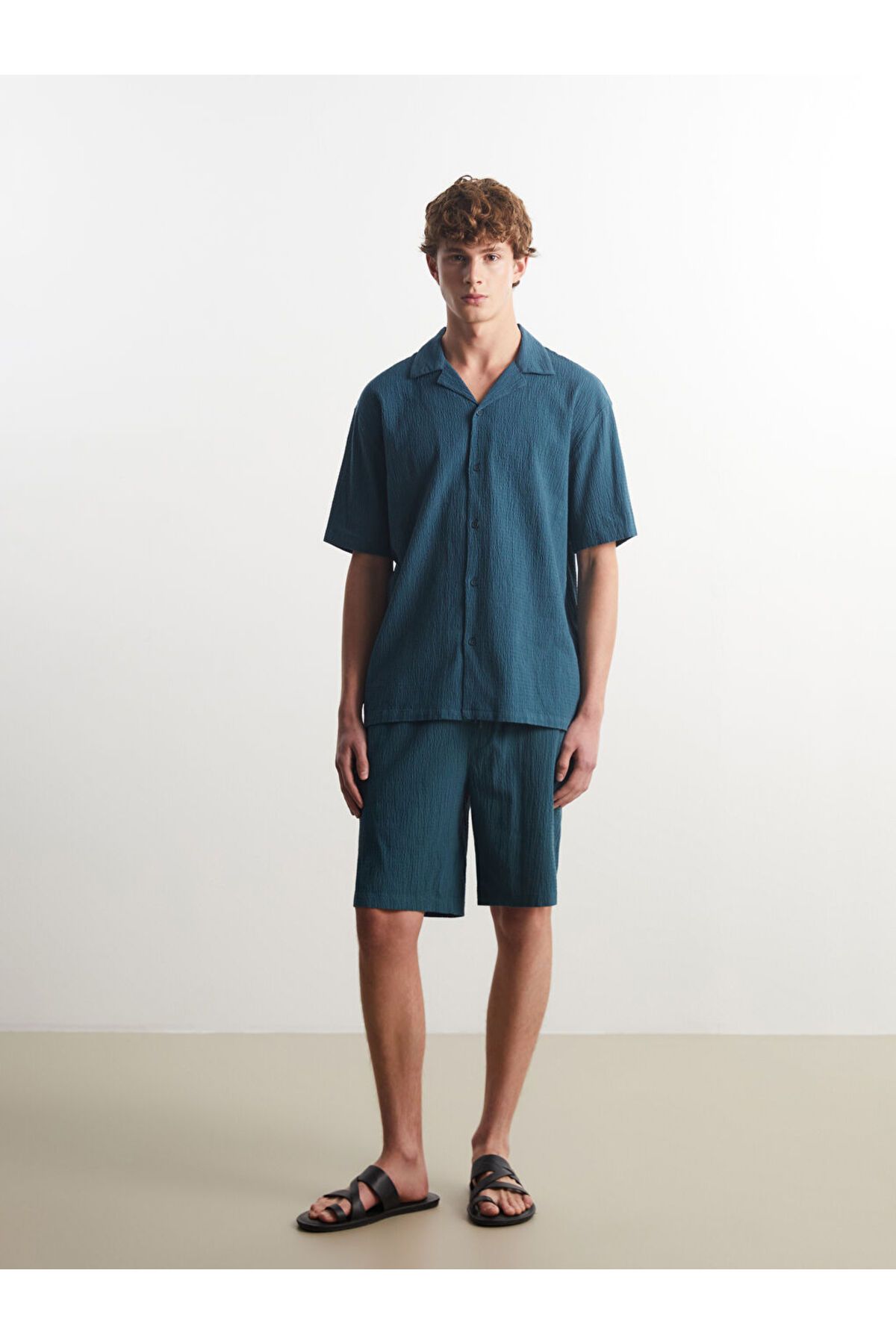 LC Waikiki XSIDE Petrol Loose Fit Erkek Şort