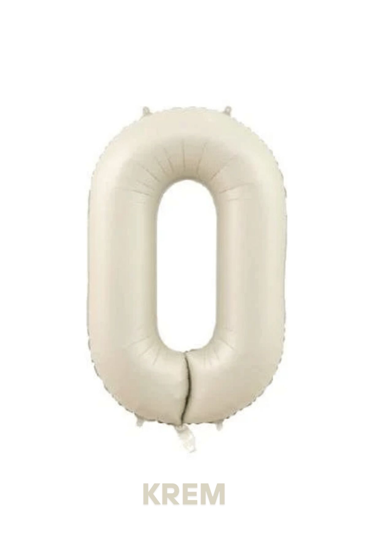 Mielibon Rakam Folyo Balon Krem Renk - 76 cm