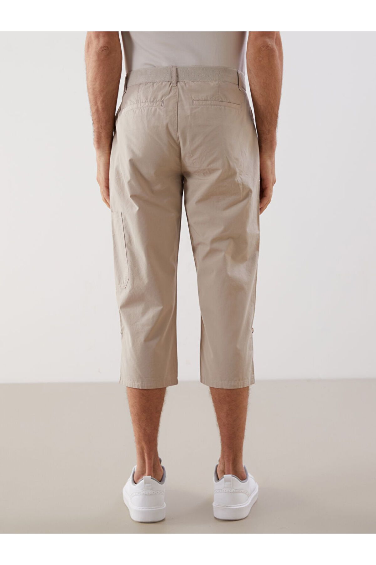 LC Waikiki-Sparkling Selections from Shining Store |   Beige Standard Fit Men's Roller Shorts 4
