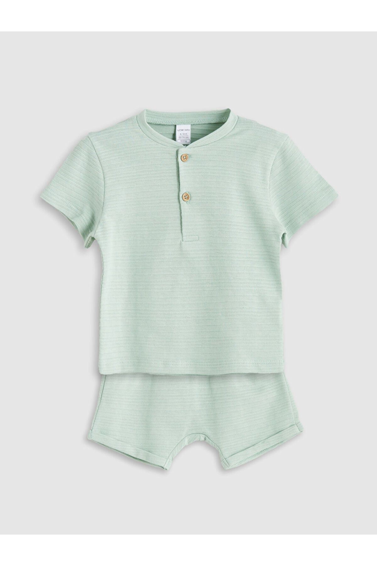 LC Waikiki Basic Erkek Bebek Tişört ve Şort 2'li