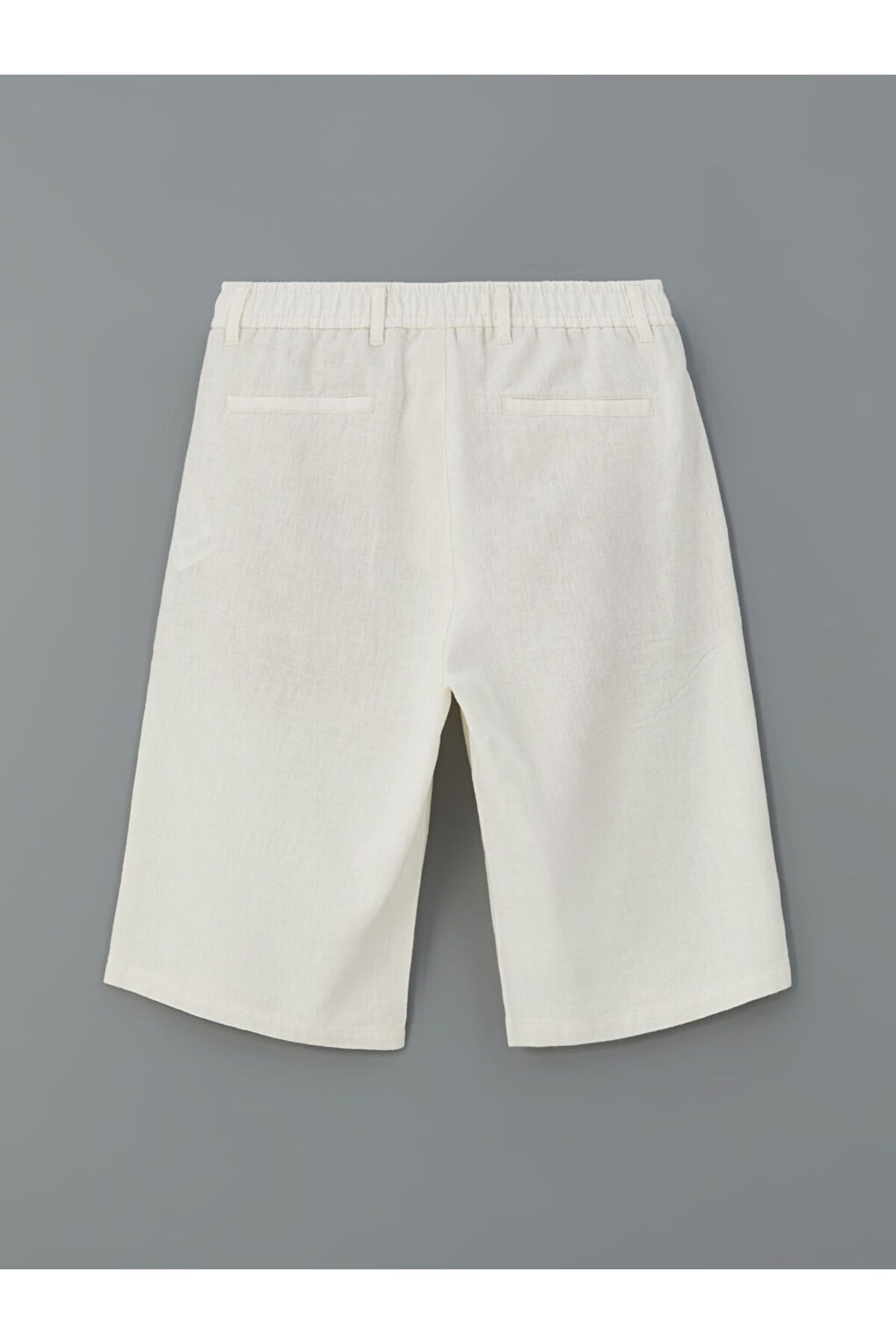 LC Waikiki-Ανδρικό σορτς Standard Mold Linen Blend 7