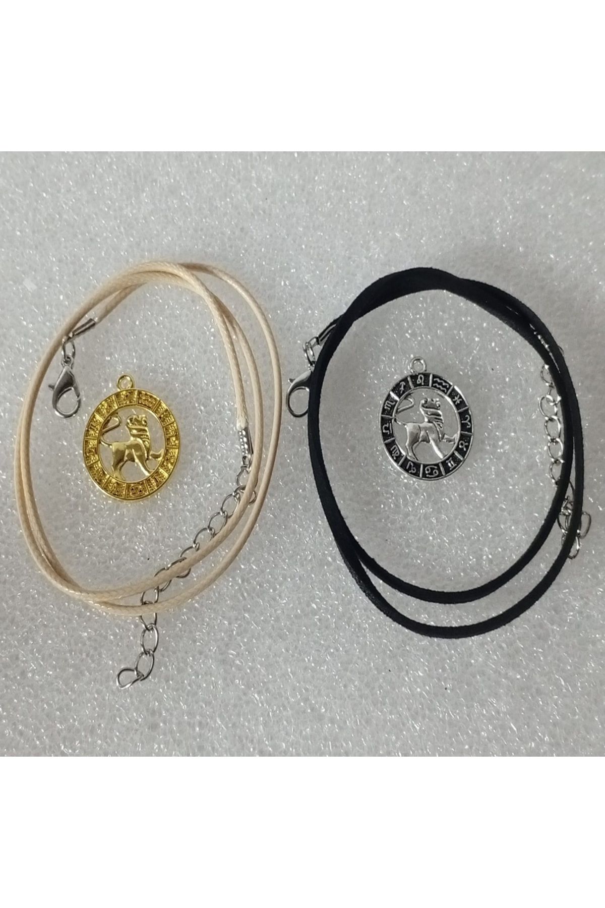 orco (1 GOLD COLOUR + 1 SILVER COLOUR ) 2 ADET BURÇ KOLYE ASLAN BURCU