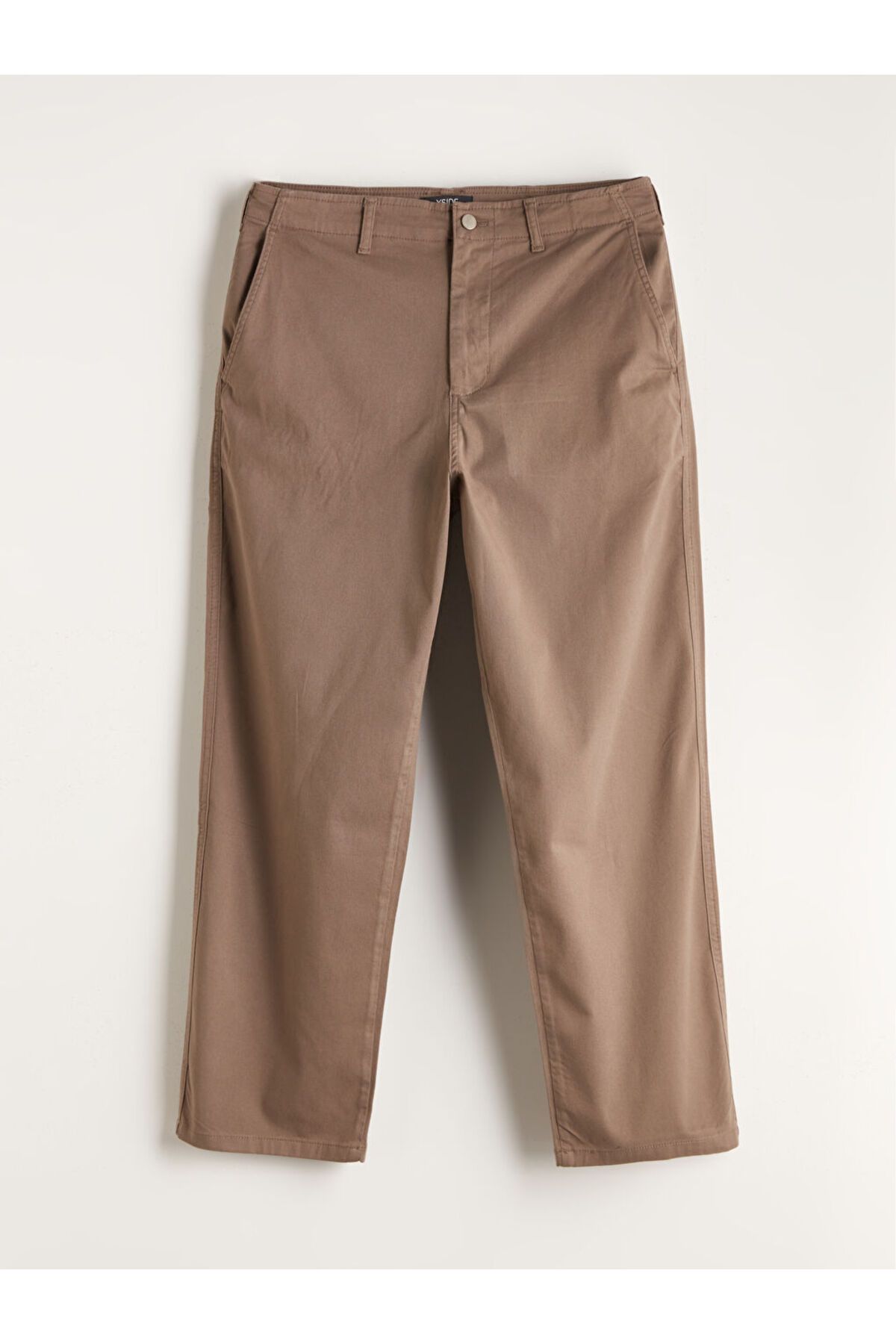 LC Waikiki XSIDE Kahverengi Rahat Kalıp Gabardin Erkek Pantolon