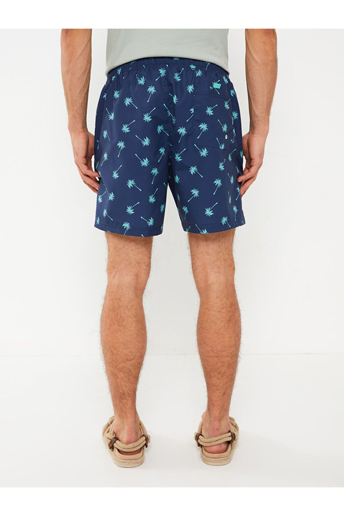 LC Waikiki-Short Length Patterned Men's Sea Shorts 4
