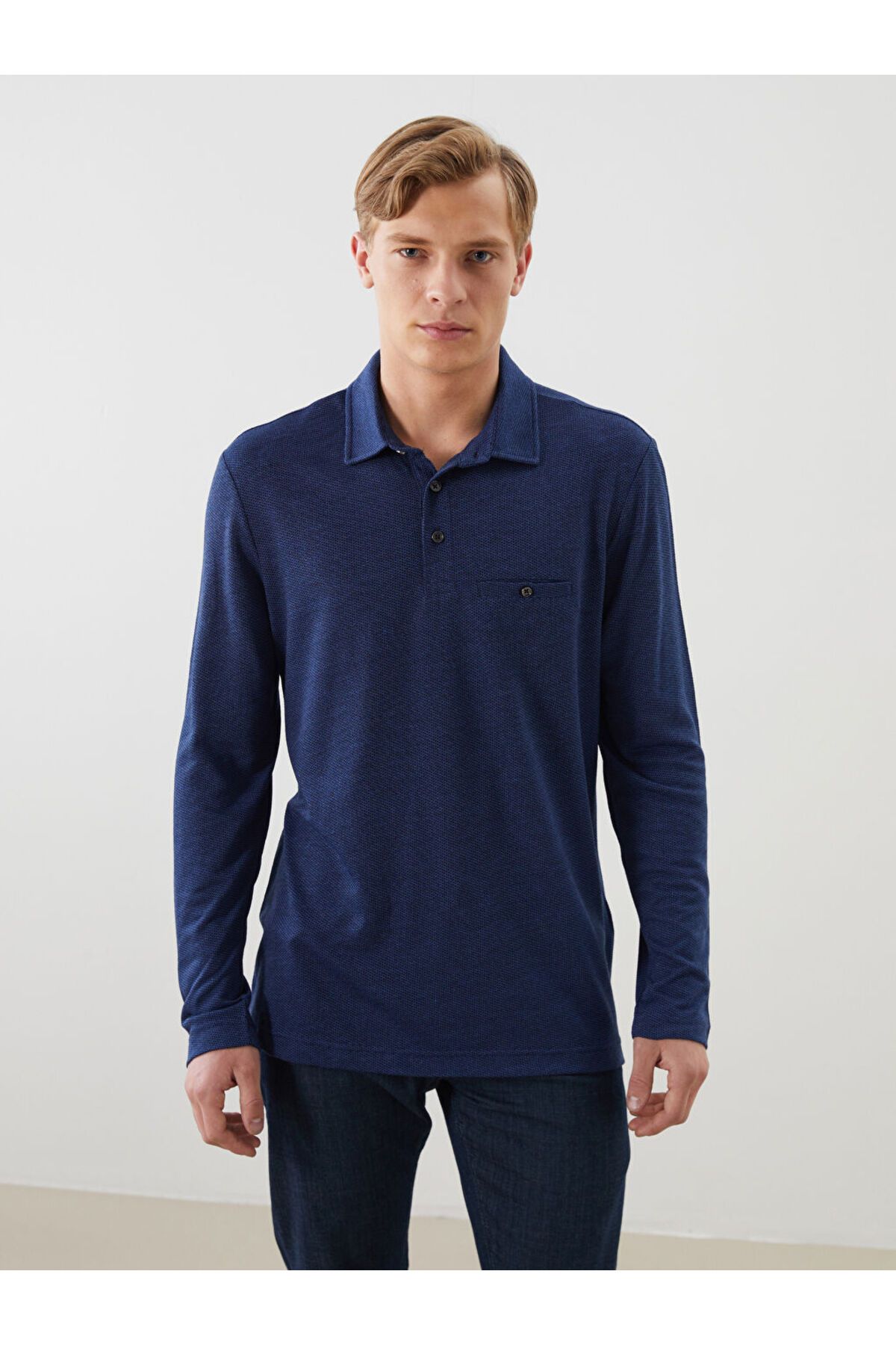 LC Waikiki Polo Yaka Erkek Sweatshirt