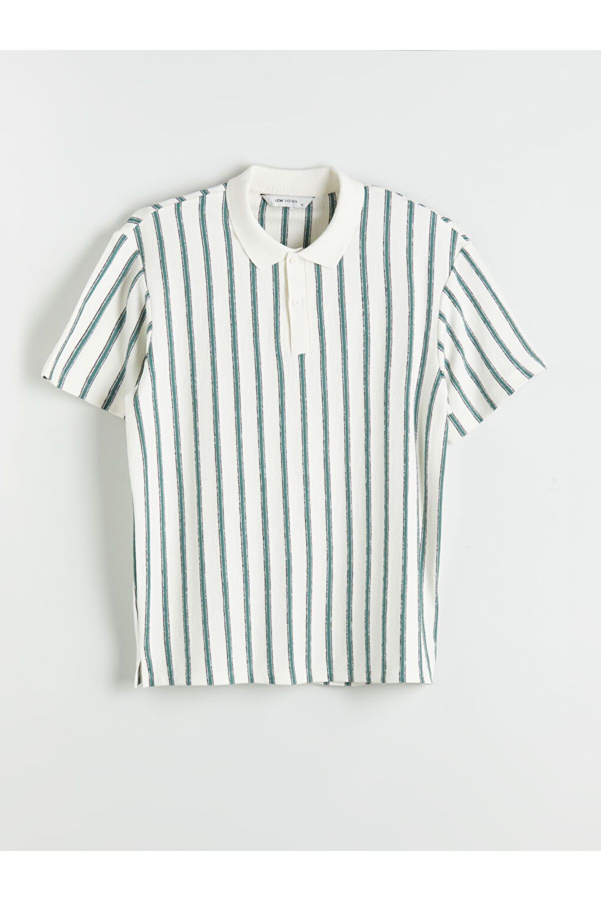 LC Waikiki Polo Yaka Çizgili Penye Erkek Tişört