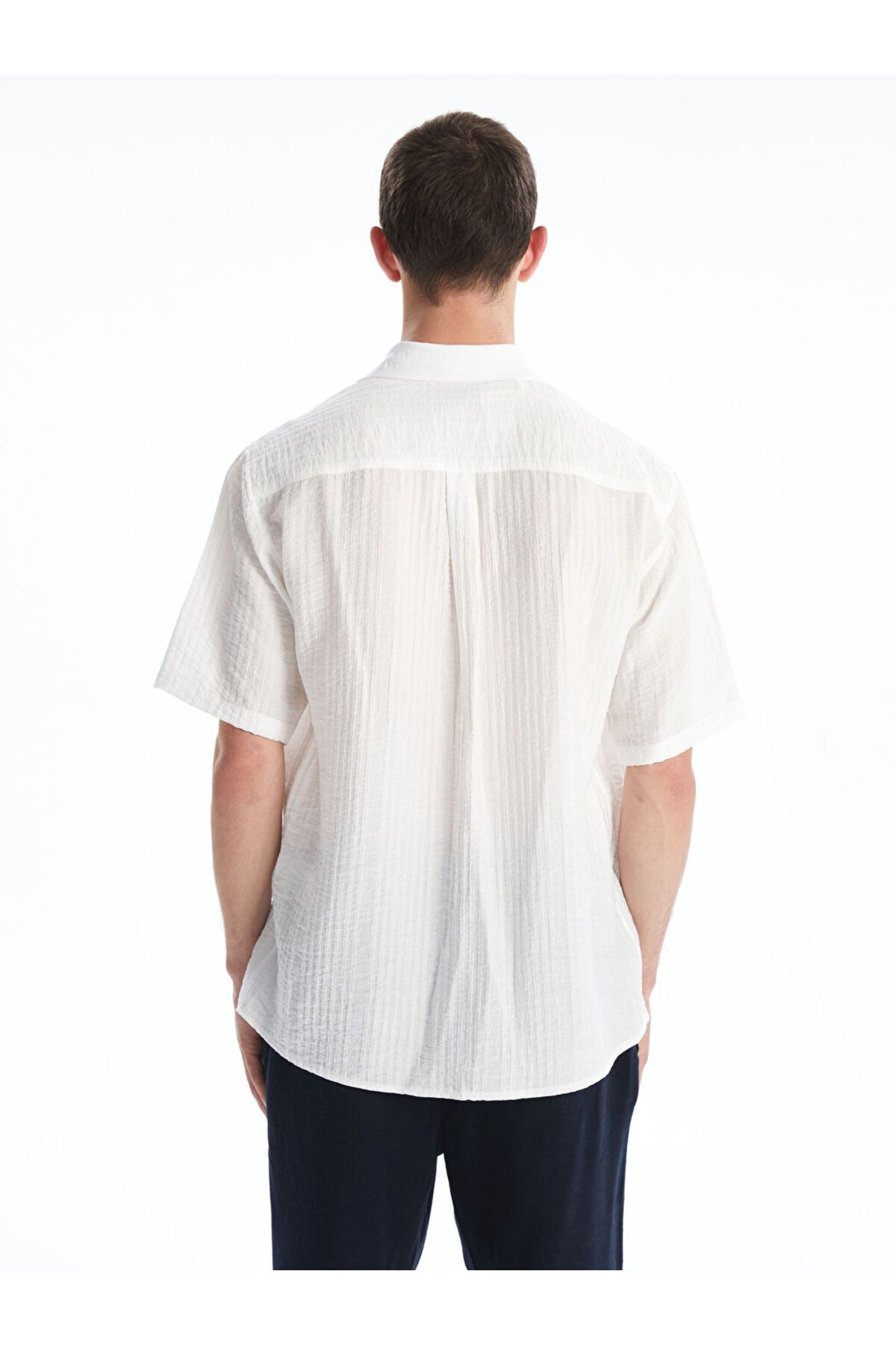 LC Waikiki-New Season Regular Fit Short Sleeve Men's Shirt - S5Ha98Z8 4