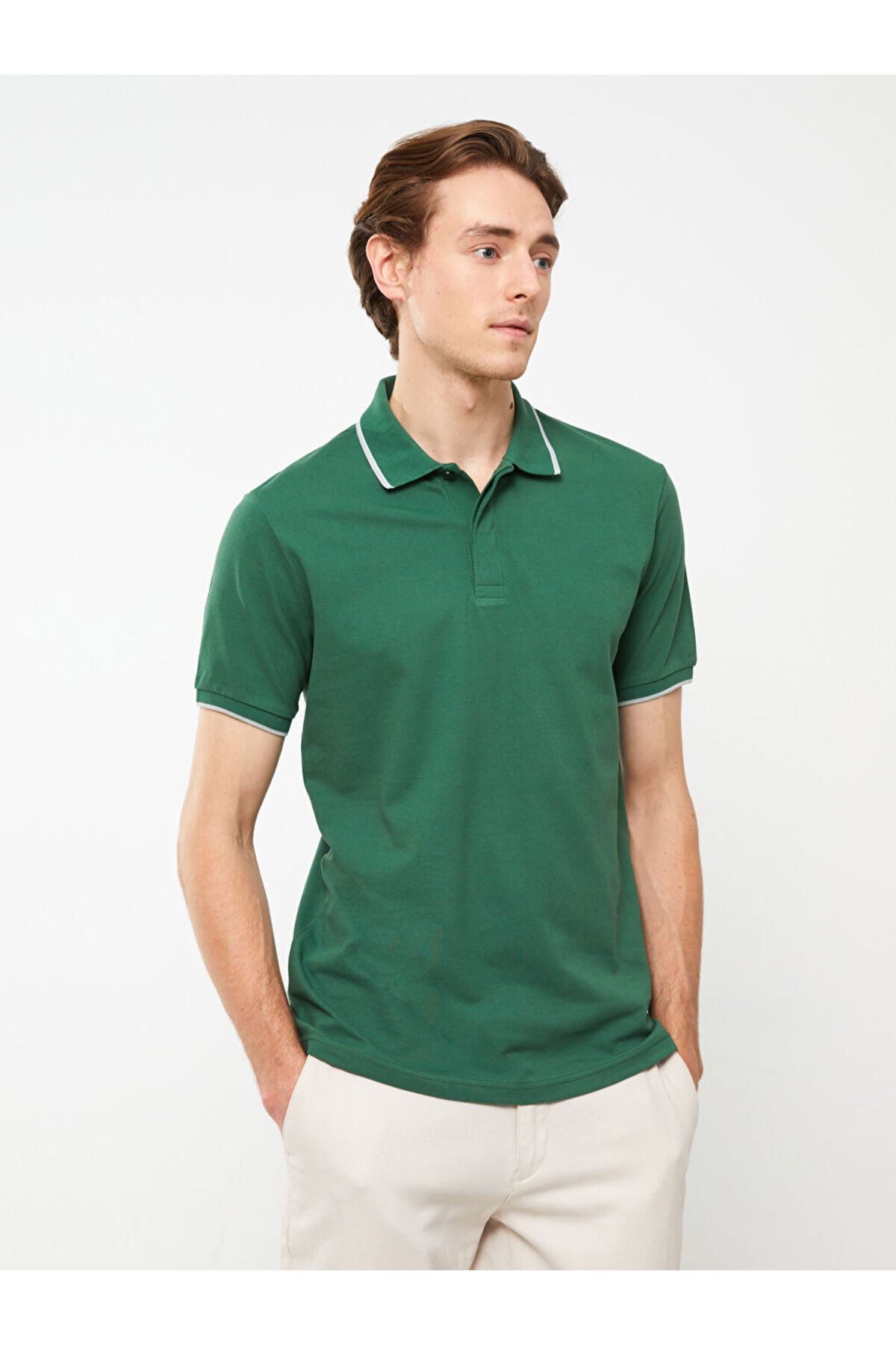 LC Waikiki Polo Yaka Kısa Kollu Pike Erkek Tişört