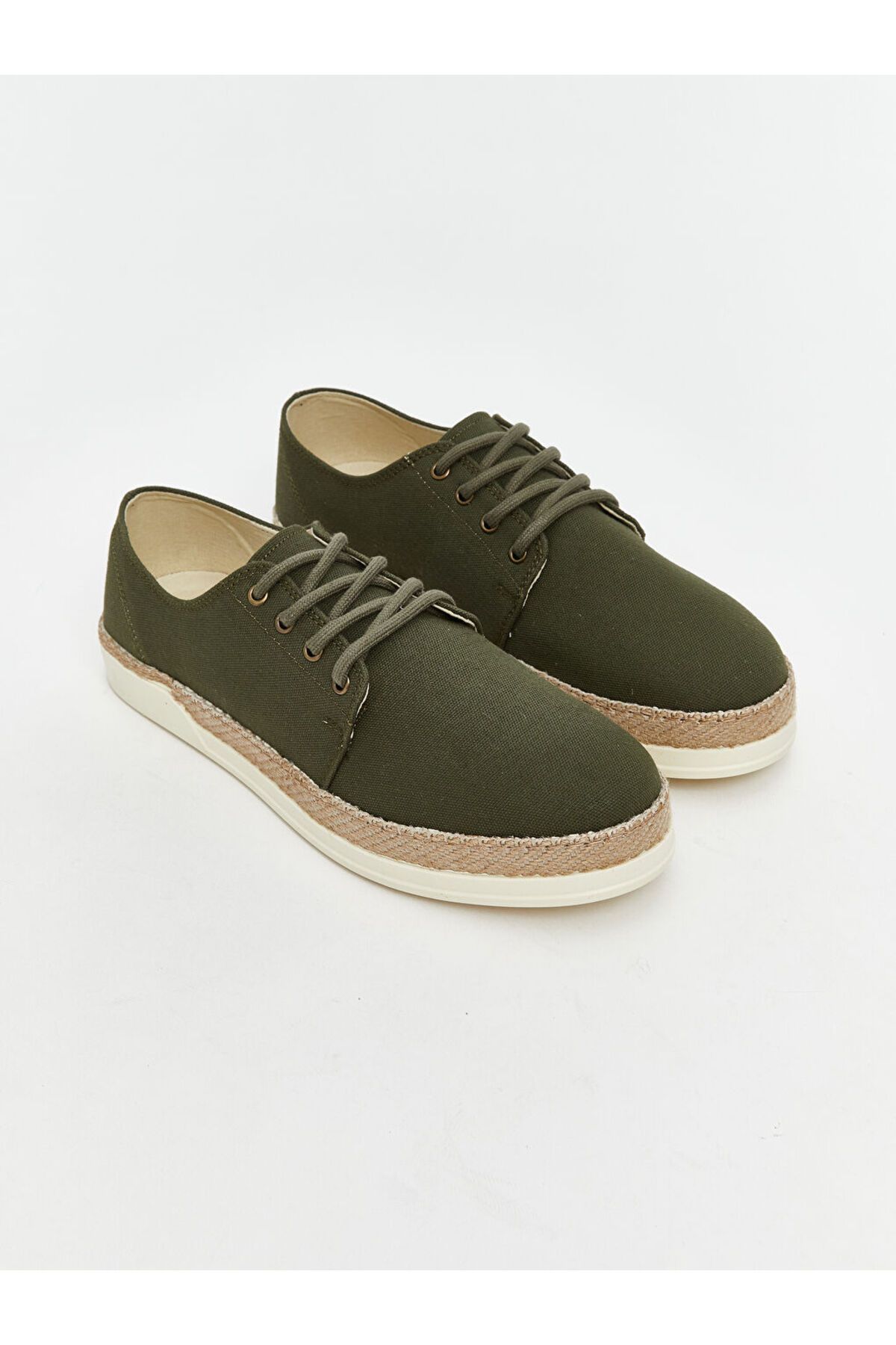 LC Waikiki LCW STEPS Haki Hasır Tabanlı Erkek Casual Ayakkabı