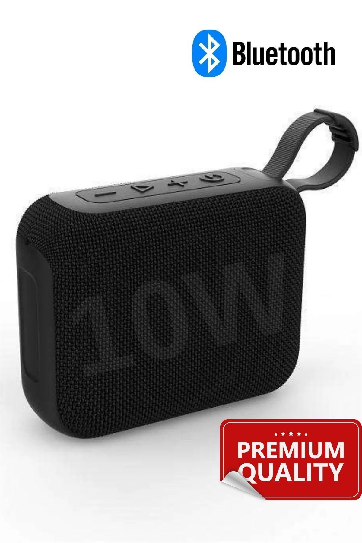 LEERFEI Masaüstü Mini Kablosuz Bluetooth Speaker Hoparlör Ses Bombası Fm Radyo Sd Kart Girişli Siyah