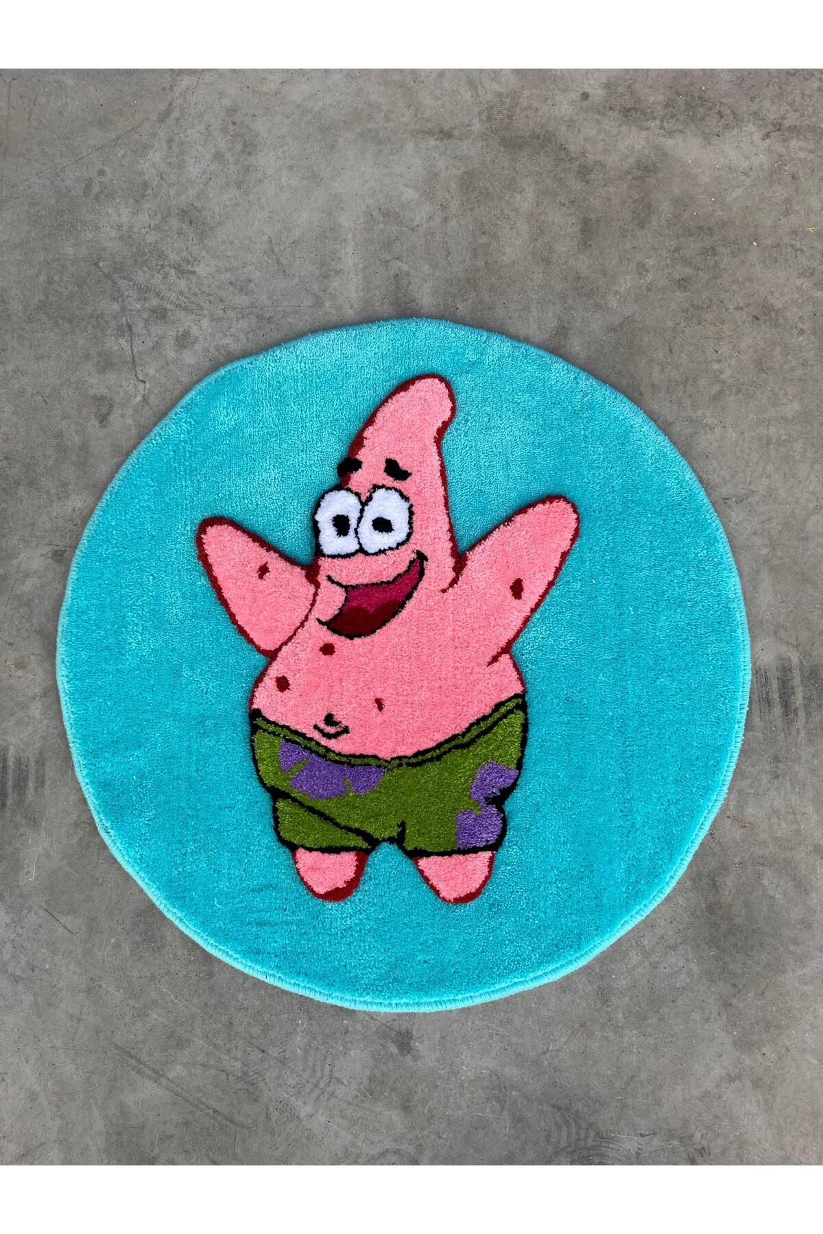 Rell Home El Yapımı Sunger Bob Patrick Tufting Halı