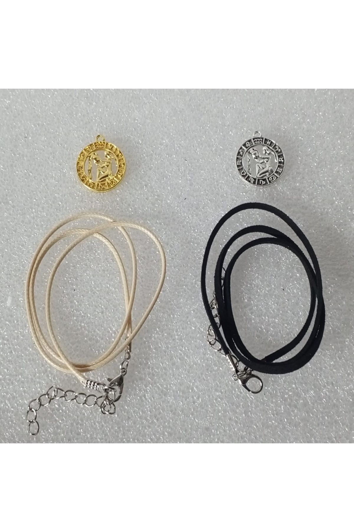 orco (1 GOLD COLOUR + 1 SILVER COLOUR ) 2 ADET BURÇ KOLYE KOVA BURCU