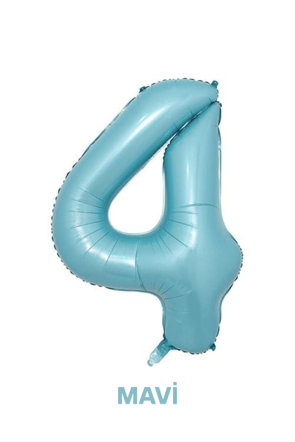 Mielibon Rakam Folyo Balon Mavi Renk - 76 cm