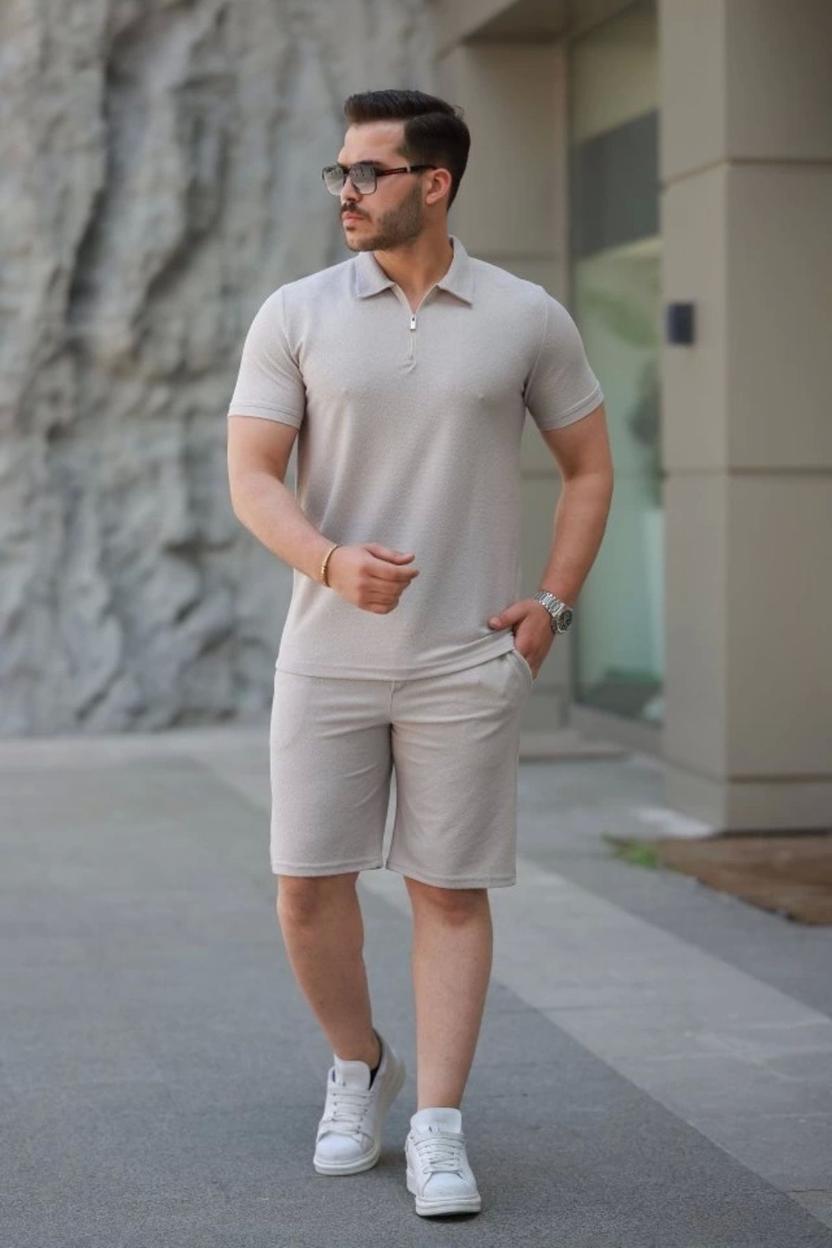 Butik Erkek şort Tişört Alt üst Takım