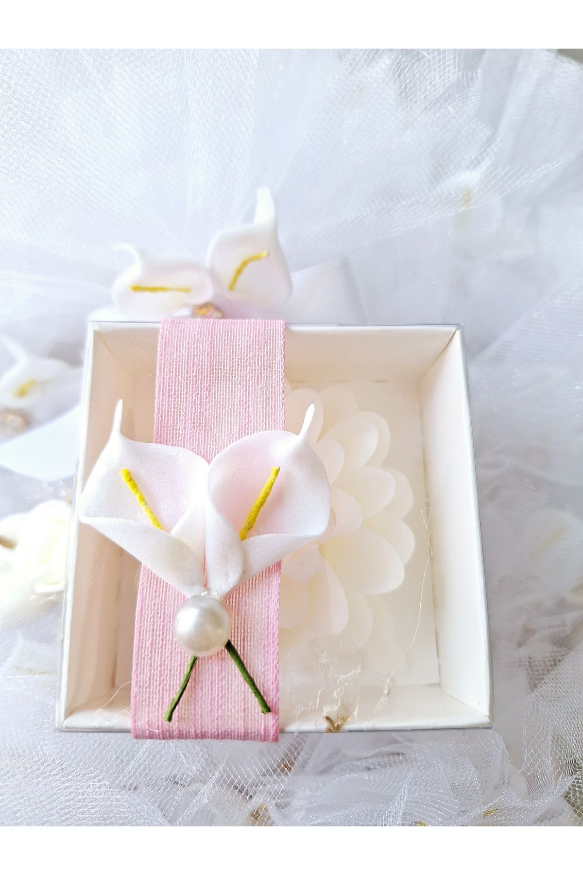 Yakamoz Style Nişan,söz,nikah hediyelik lotus mum 15 adet