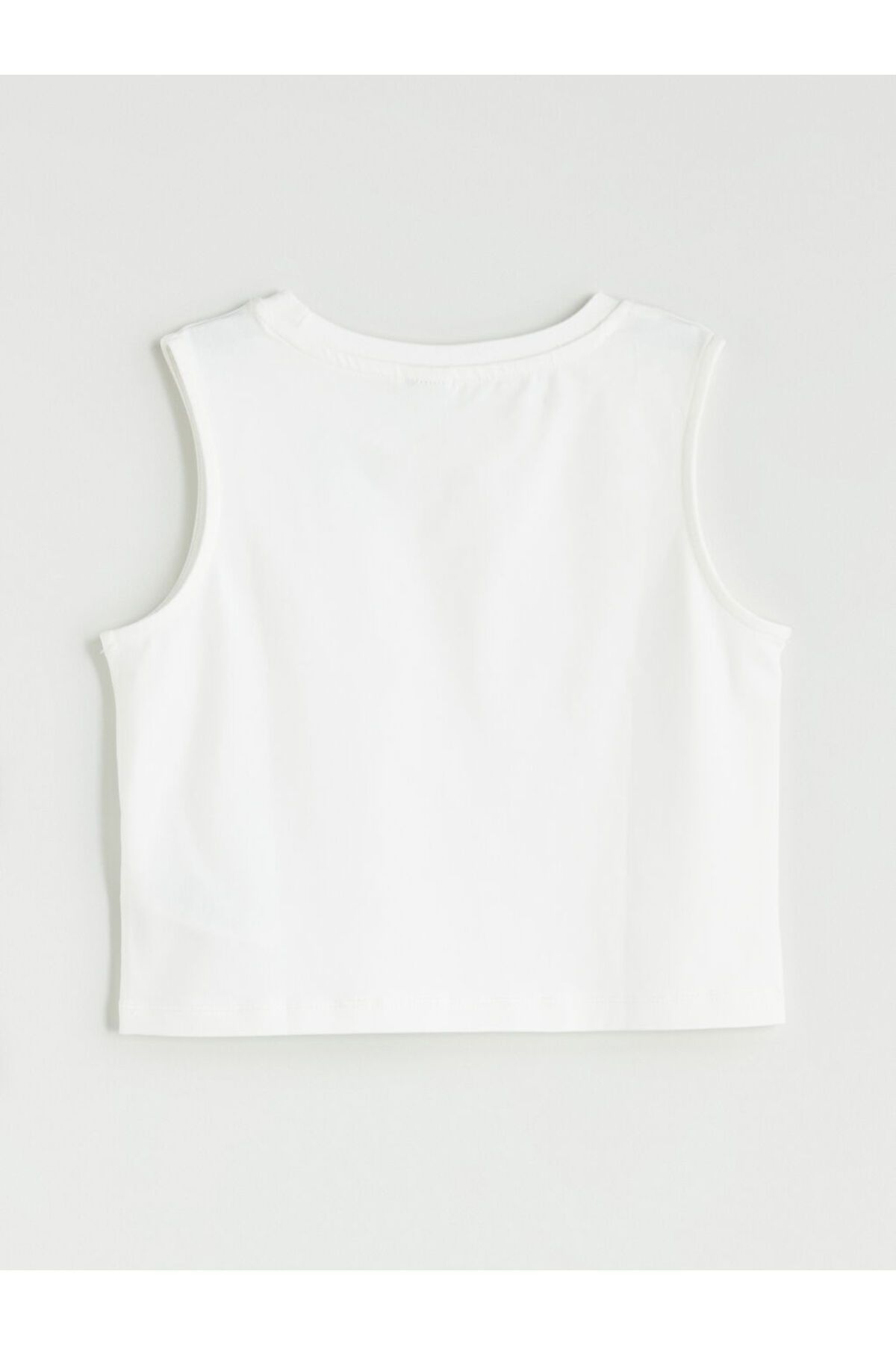 LC Waikiki-Sparkling Selections from Shining Store |   Ecru Bow Detailed Girl's Undershirt 3