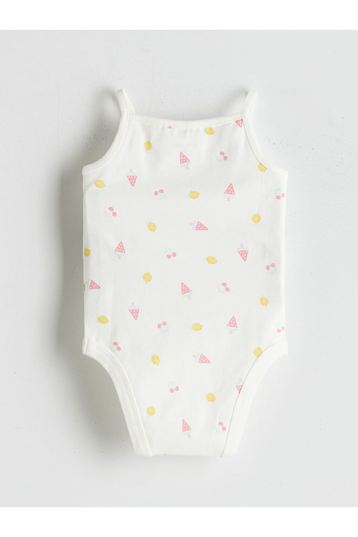 LC Waikiki-Sparkling Selections from Shining Store |   Ecru Crew Neck Basic Baby Girl Set 3 Pieces 6