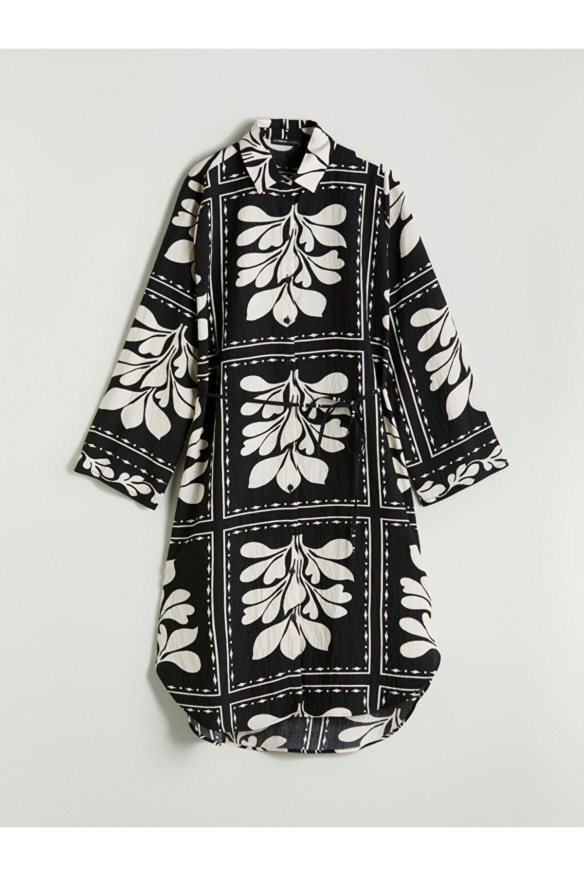 LC Waikiki Çiçekli Oversize Kadın Gömlek Tunik