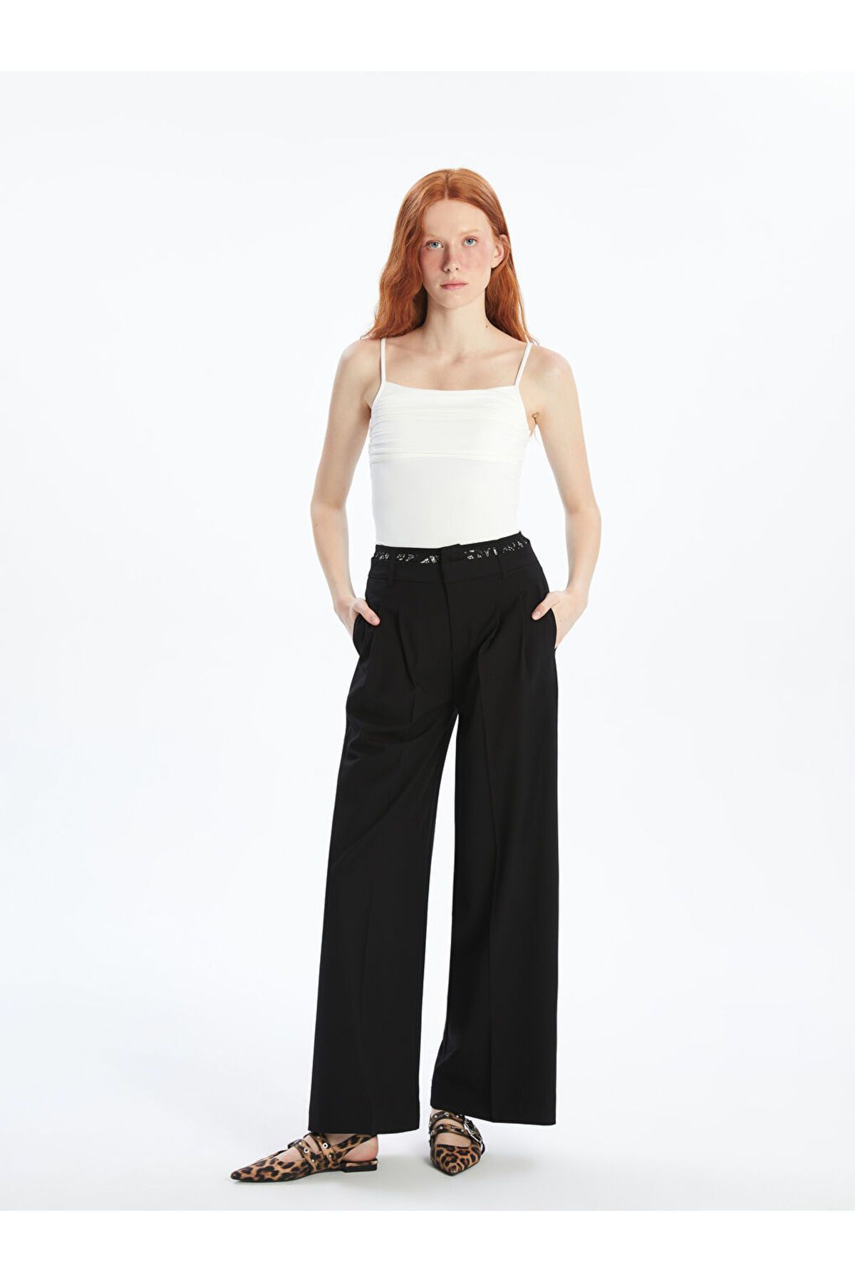 LC Waikiki Loose Fit Pileli Kadın Pantolon