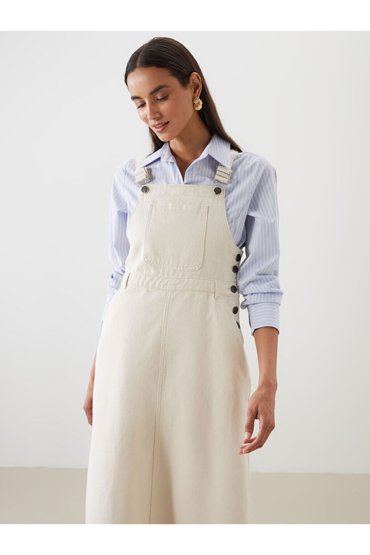 LC Waikiki-Square Collar Jean Salopet 2
