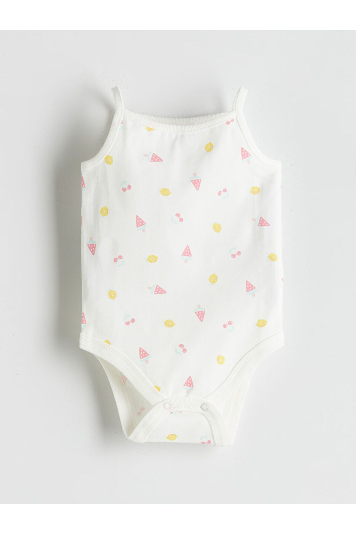 LC Waikiki-Sparkling Selections from Shining Store |   Ecru Crew Neck Basic Baby Girl Set 3 Pieces 5