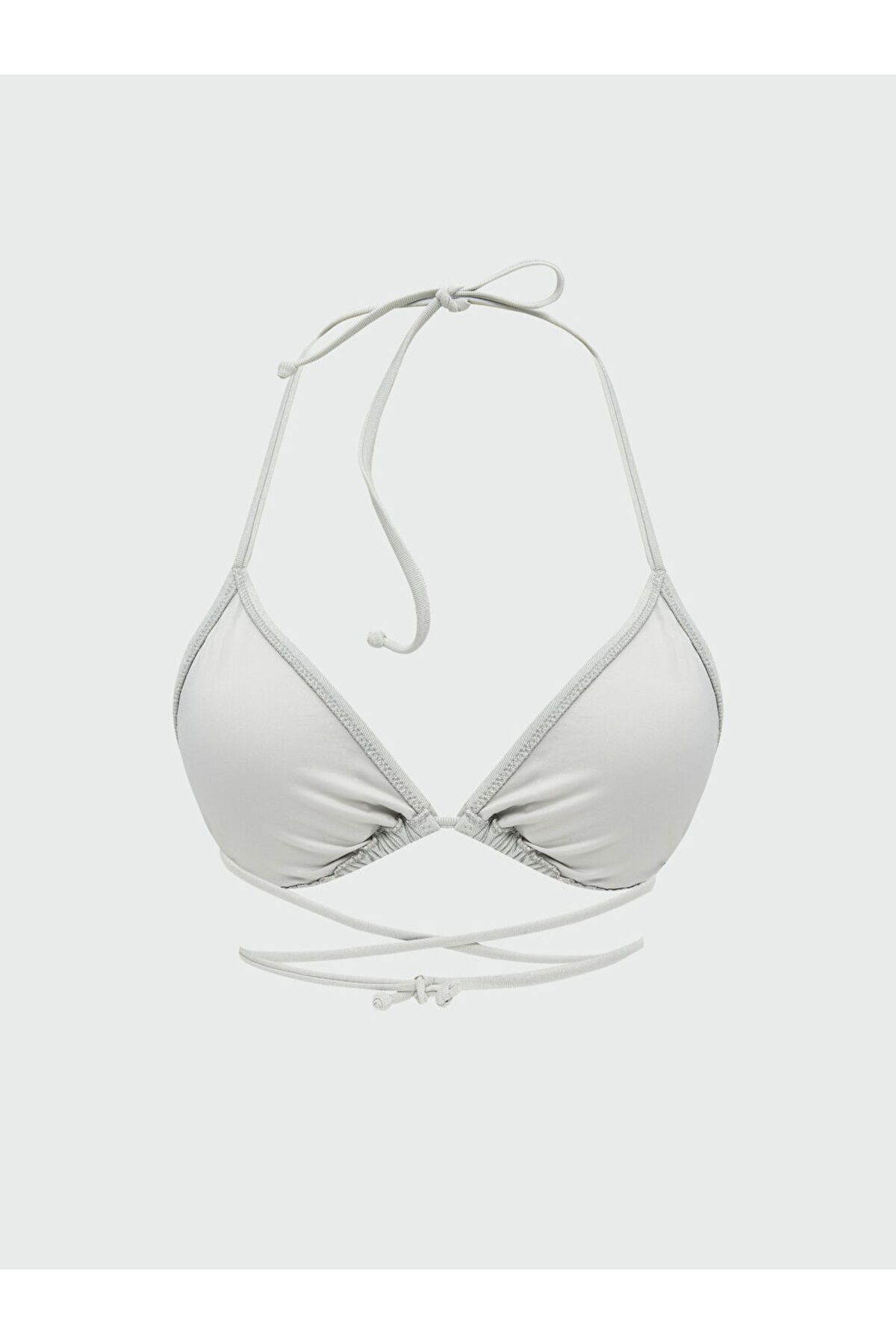 LC Waikiki-Women's Triangle Bikini Top with Removable Pads 2