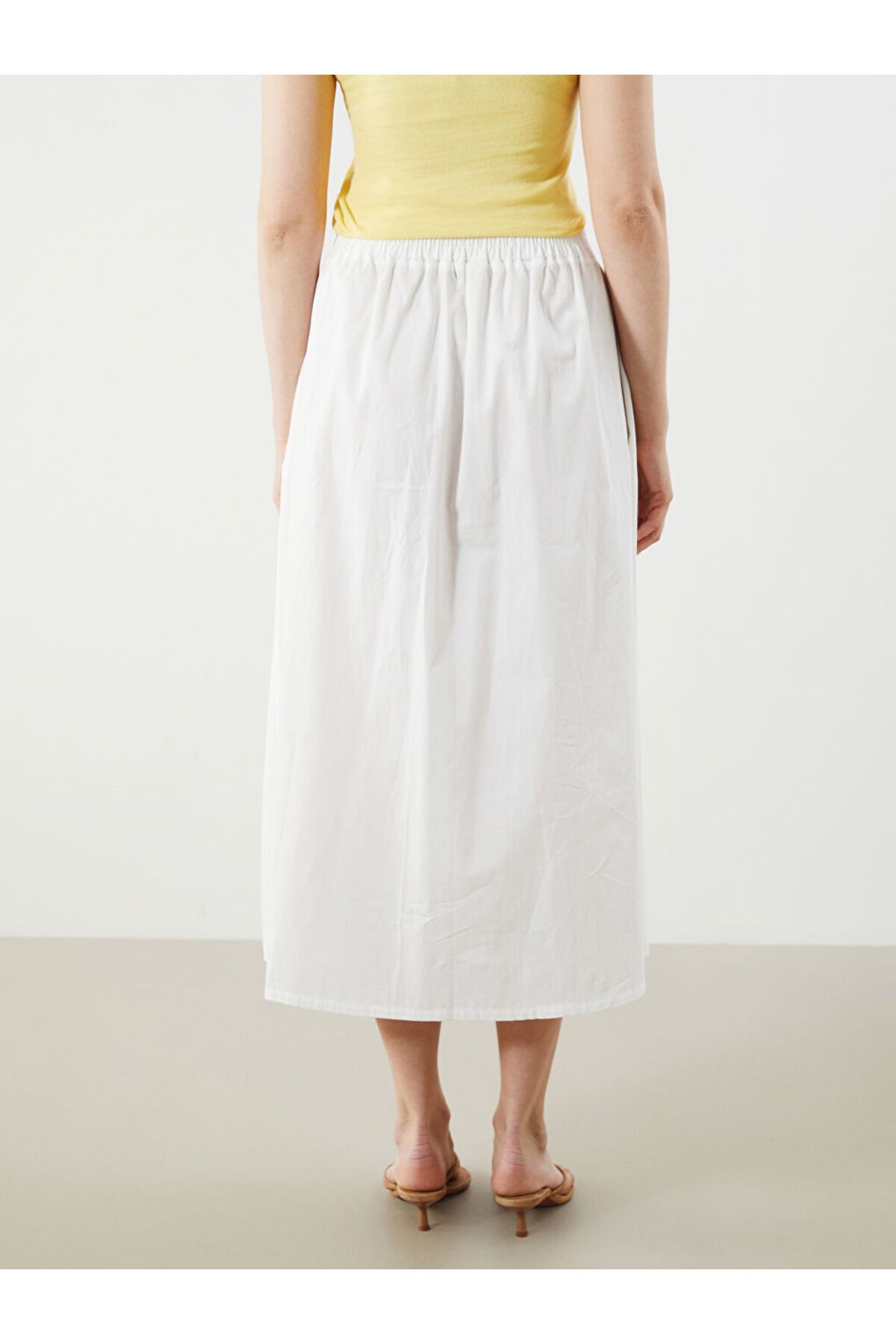 LC Waikiki-Pleated Skirt with Elastic Waist 4