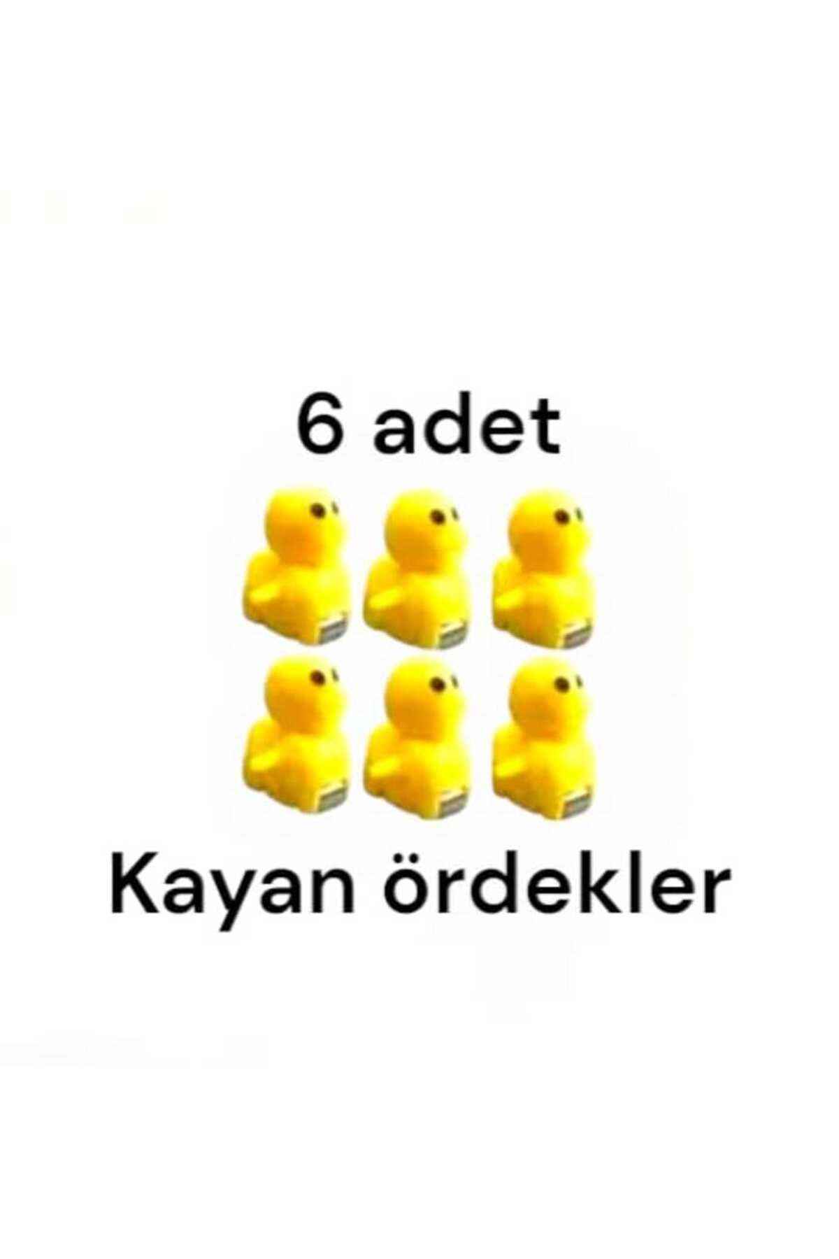 Joyfer 6 Adet Yedek Ördek - Dön Dolaş Ördek Oyuncak Small Duck Kayan Ördekler Yedeği 6 Adet