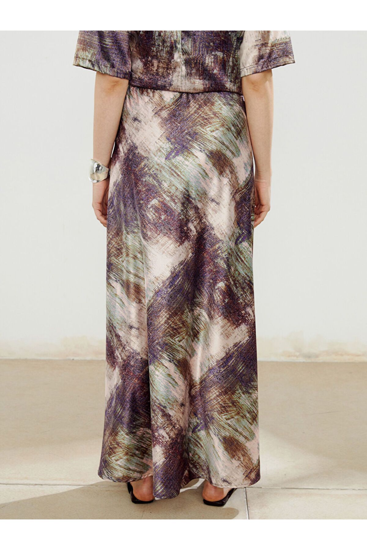 LC Waikiki-Patterned Skirt with Elastic Waist 4