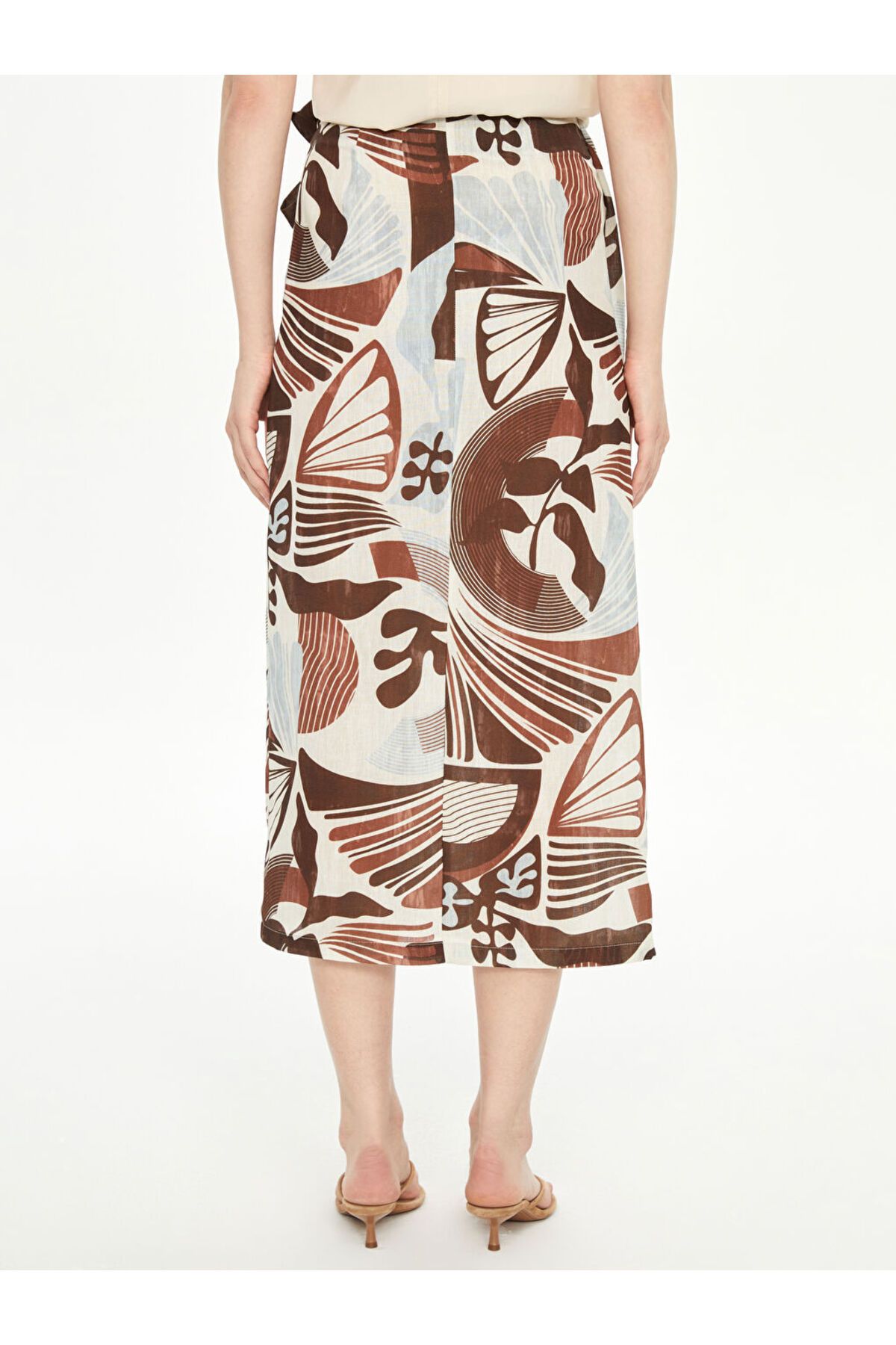 LC Waikiki-Patterned Skirt with Elastic Waist 4