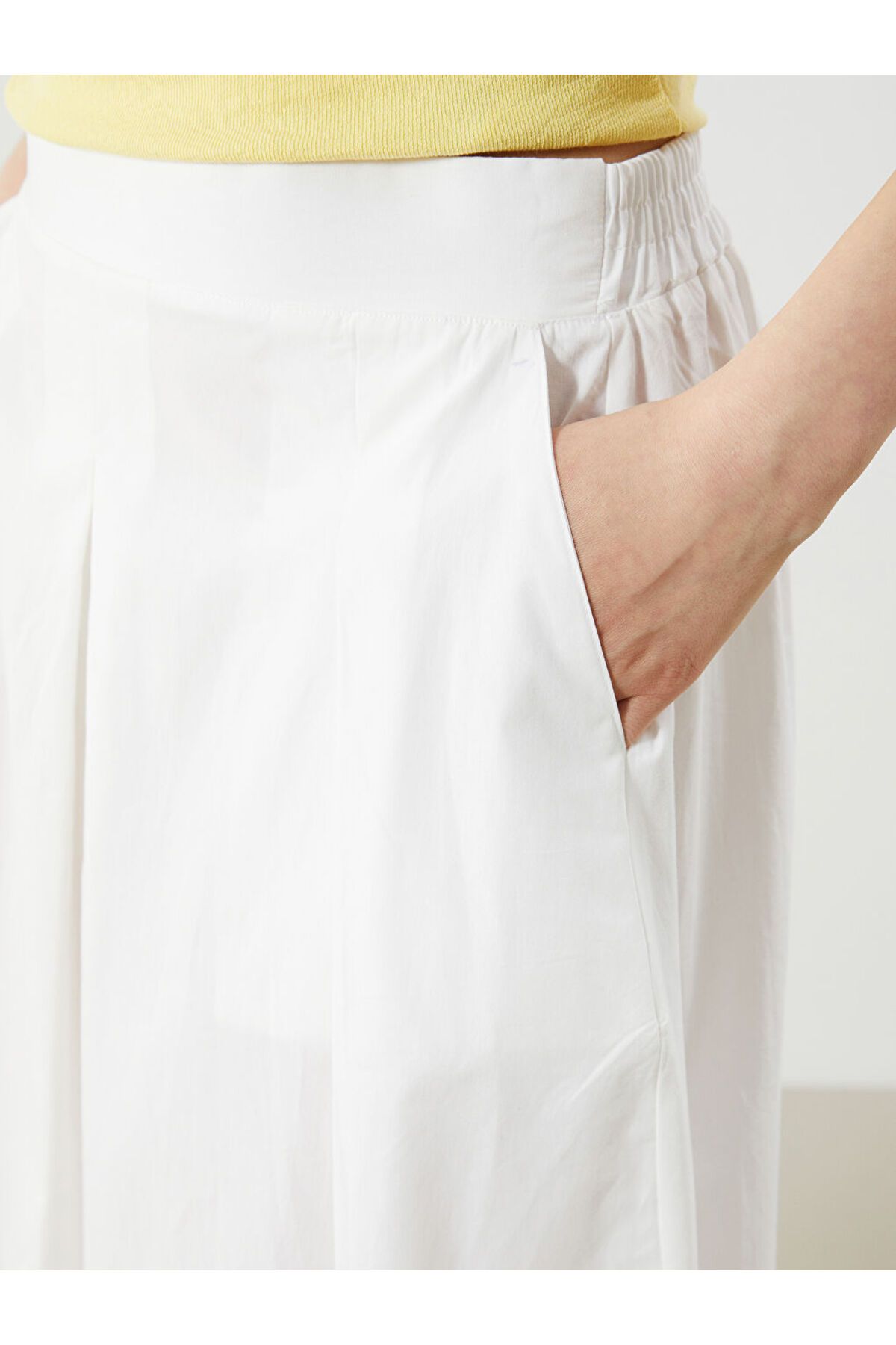 LC Waikiki-Pleated Skirt with Elastic Waist 3