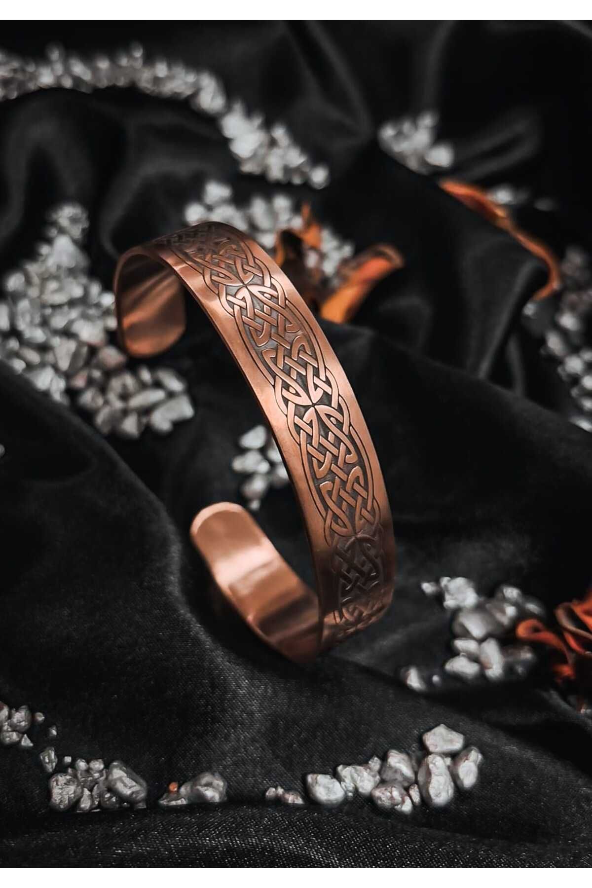 Lunora Saf Bakır Bileklik Unisex Model