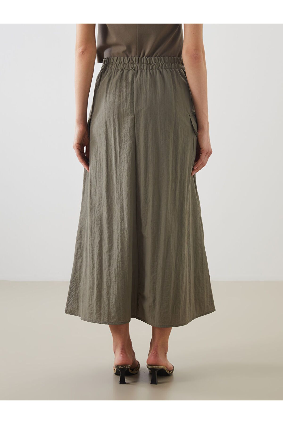 LC Waikiki-A-Line Skirt with Elastic Waist 4