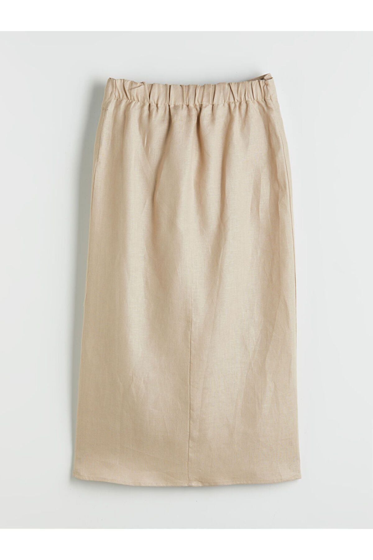 LC Waikiki-Linen Skirt with Elastic Waist 6
