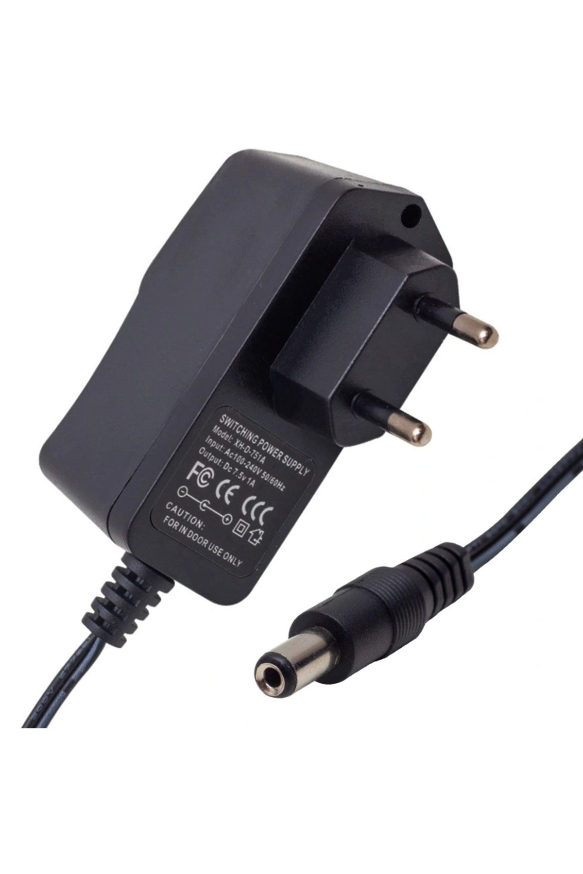 ALFA AKSESUAR 03 7.5 Volt - 1 Amper 5.5*2.5 Uçlu Priz Tipi Adaptör