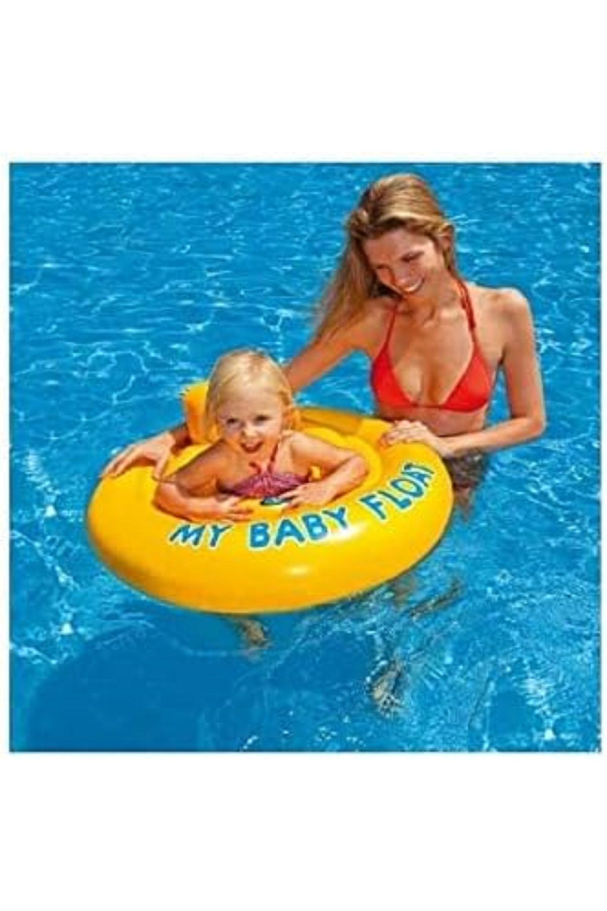 MAİN SHOP Intex My Baby Float Oturaklı Bebek Flatörü 70 Cm Çocuk Havuz Ve Deniz Simidi (6-12 AY) M-56585