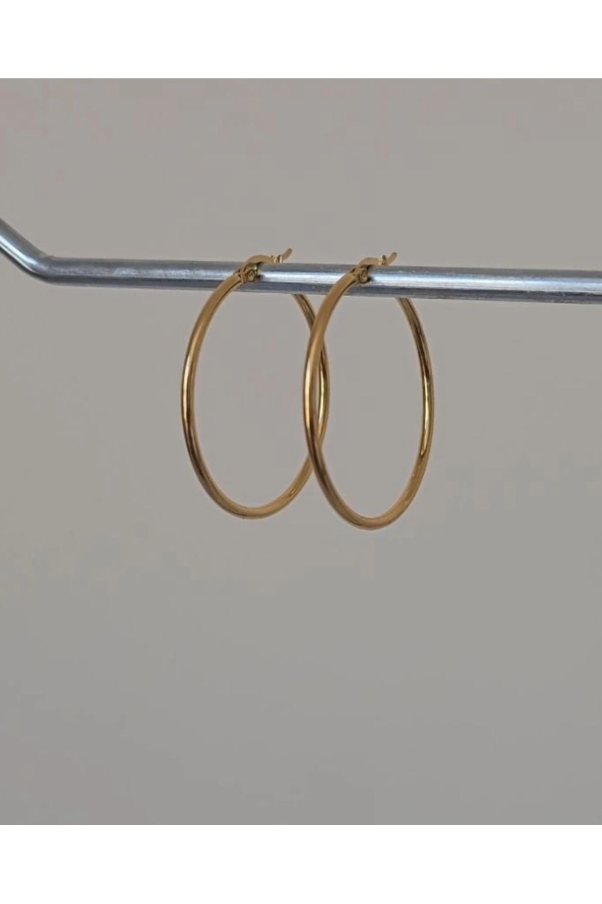 deva takı ÇELİK HALKA İNCE 30 MM KÜPE