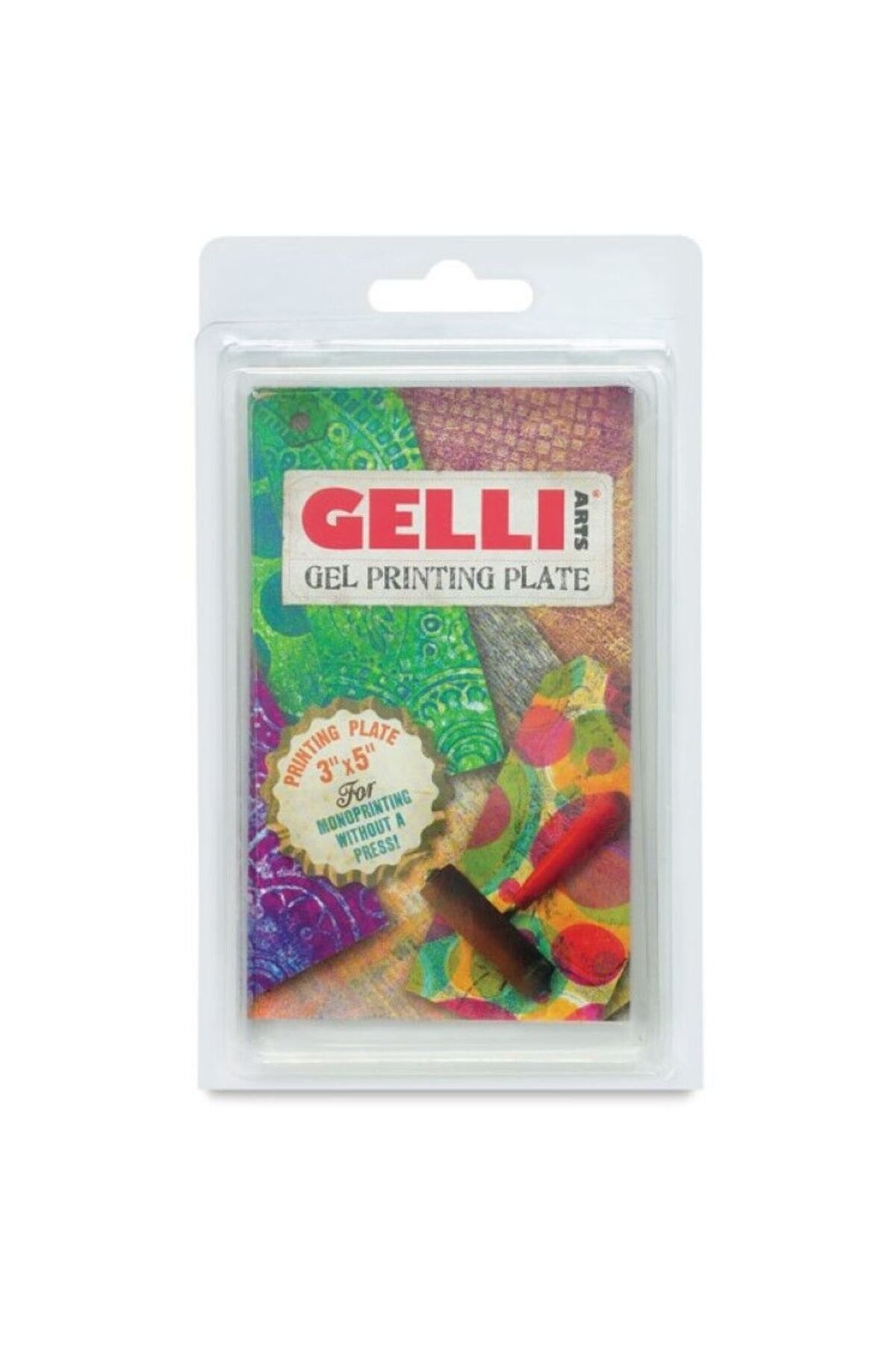 MASTRO Gelli Arts Gel Printing Plate Jel Dikdörtgen Baskı Plakası 7cm x 12cm