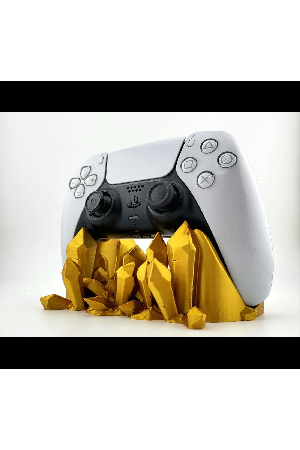 Wuun Store Playstation 5 Kol Tutucu Stand Duelsense Tutucu Gold