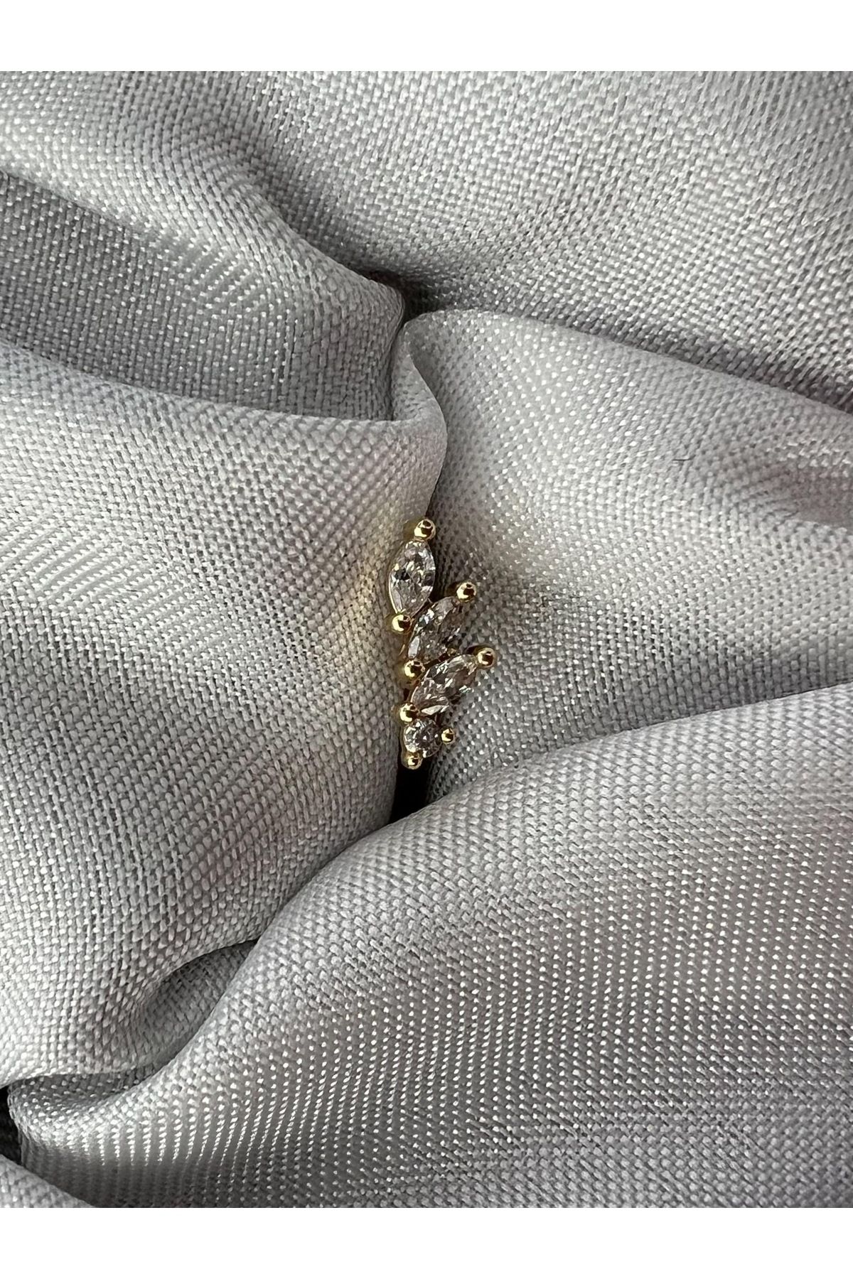 MODA Taşlı Cerrahi Çelik Piercing