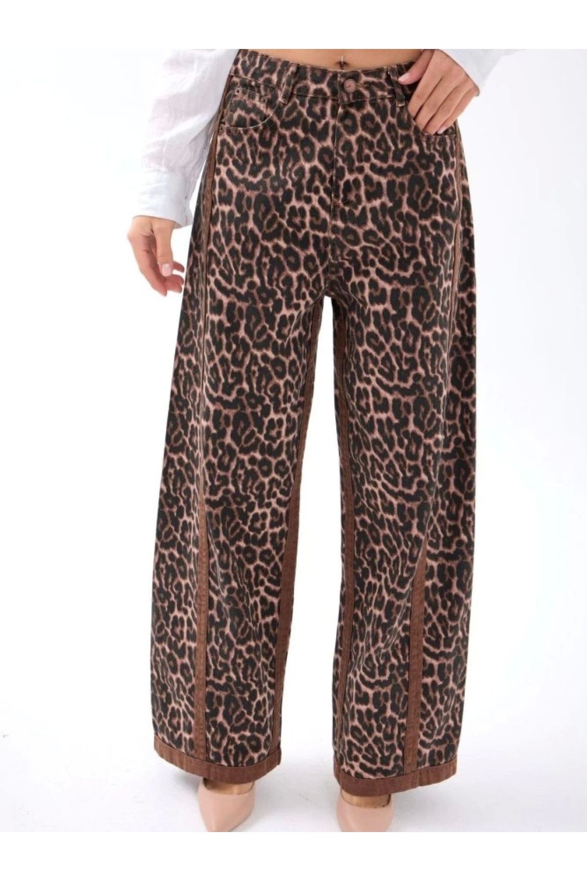 POLEXP Yüksek Bel Skinny Fit Pantolon